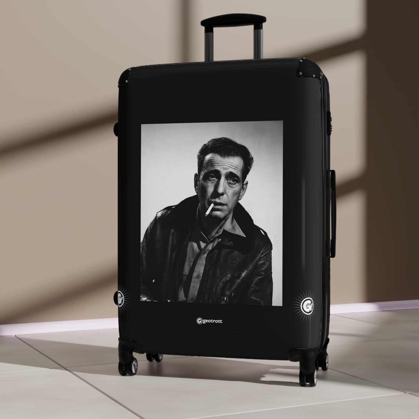 Humphrey Bogart American Actor 20Th Century Photos Luggage Bag Rolling Suitcase Spinner