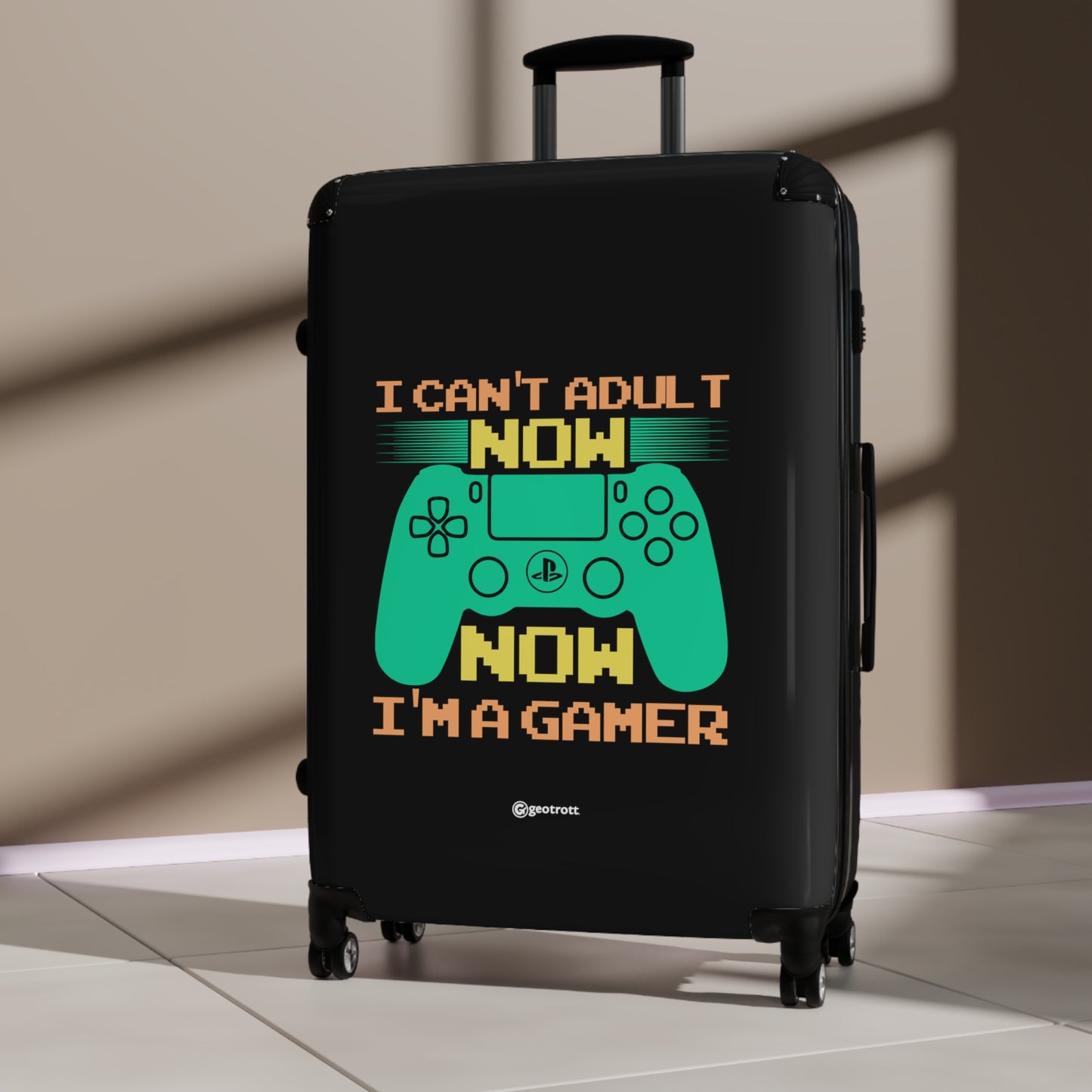 I Can'T Adult Now Now I'M A Gamer Gamer Gaming Suitcase
