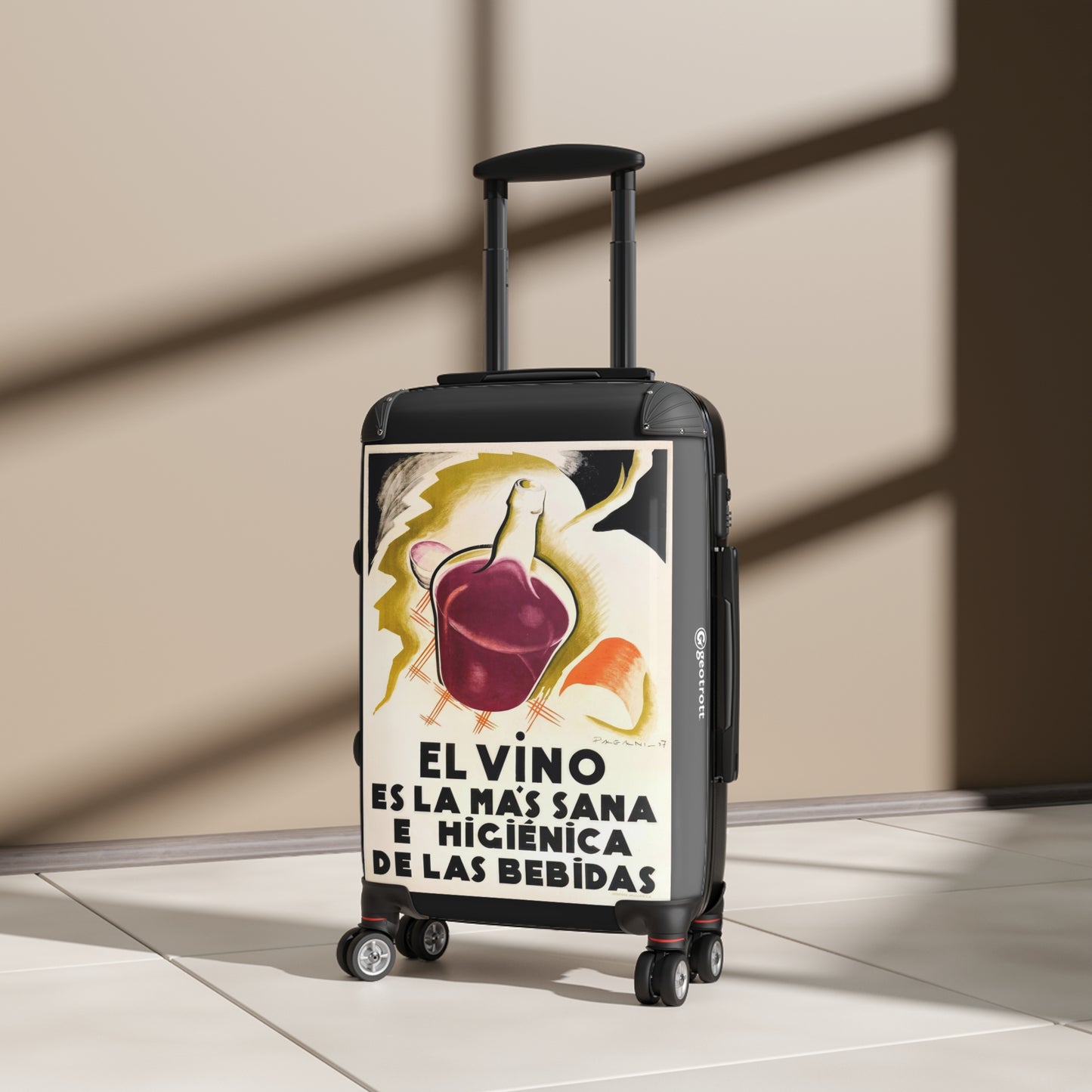 PAGANI. El Vino es la mas sana e higienica de las bebidas 1937 artofuniverse0