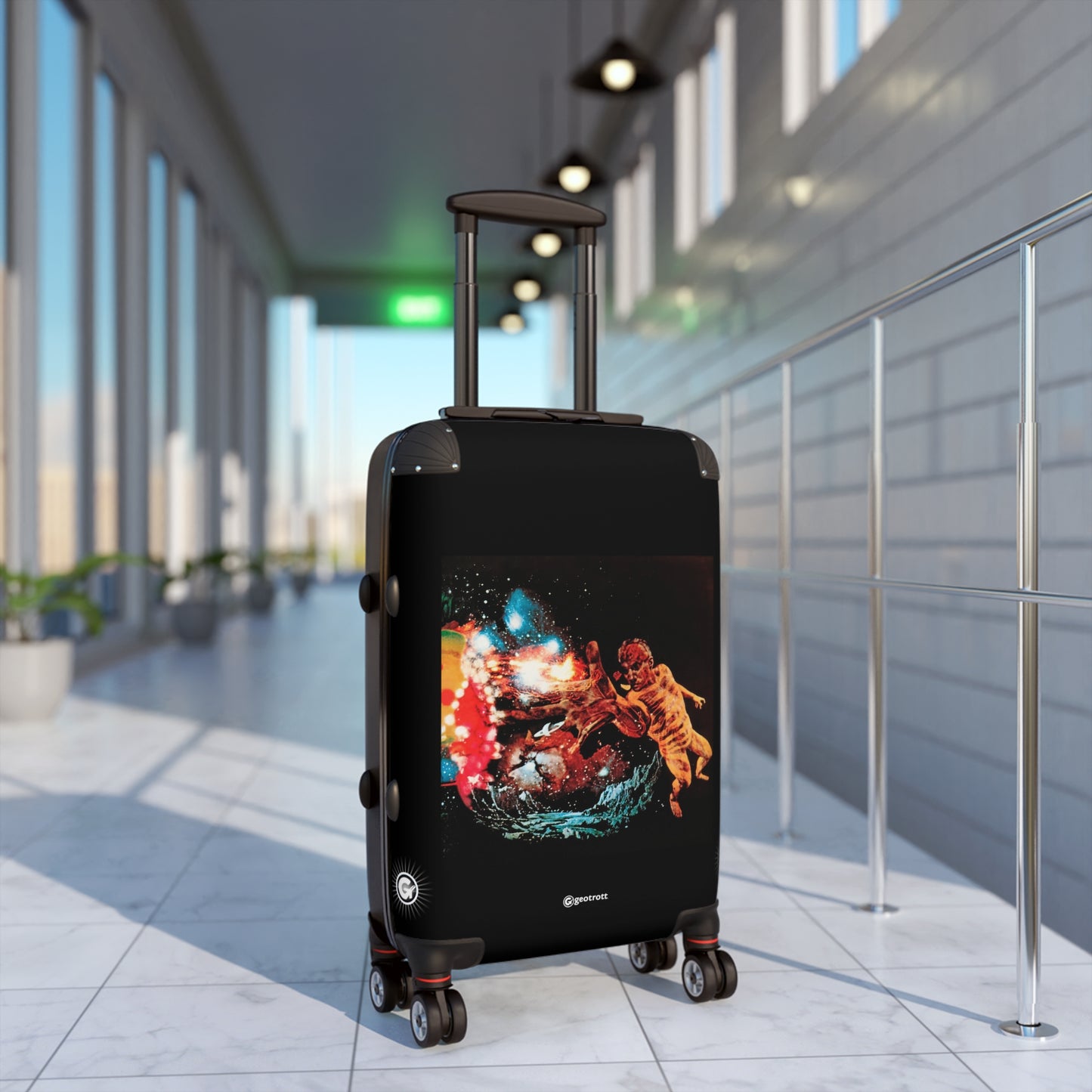 Carlos Santana Music Album "Santana Iii" Luggage Bag Rolling Suitcase Spinner