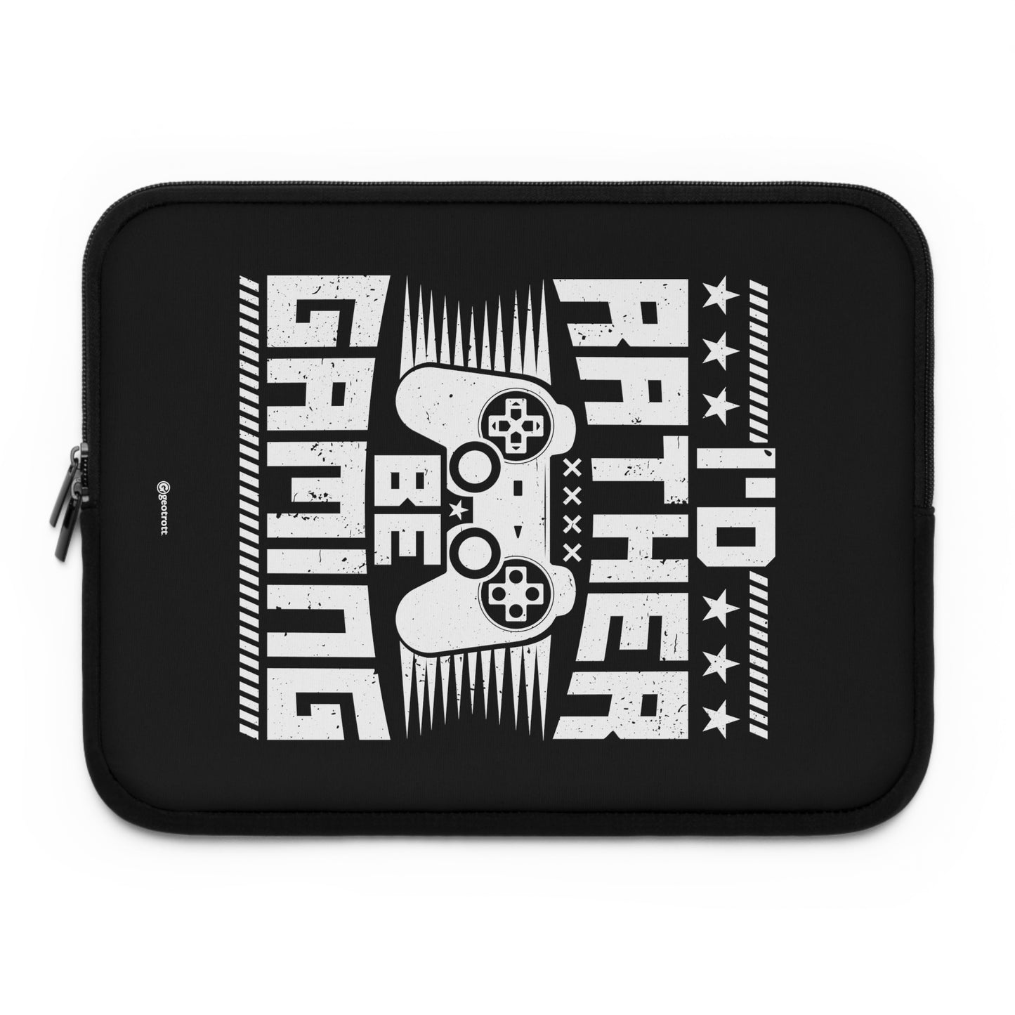 I'D Rather Be Gaming 3 Gamer Gaming Lightweight Smooth Neoprene Laptop Sleeve