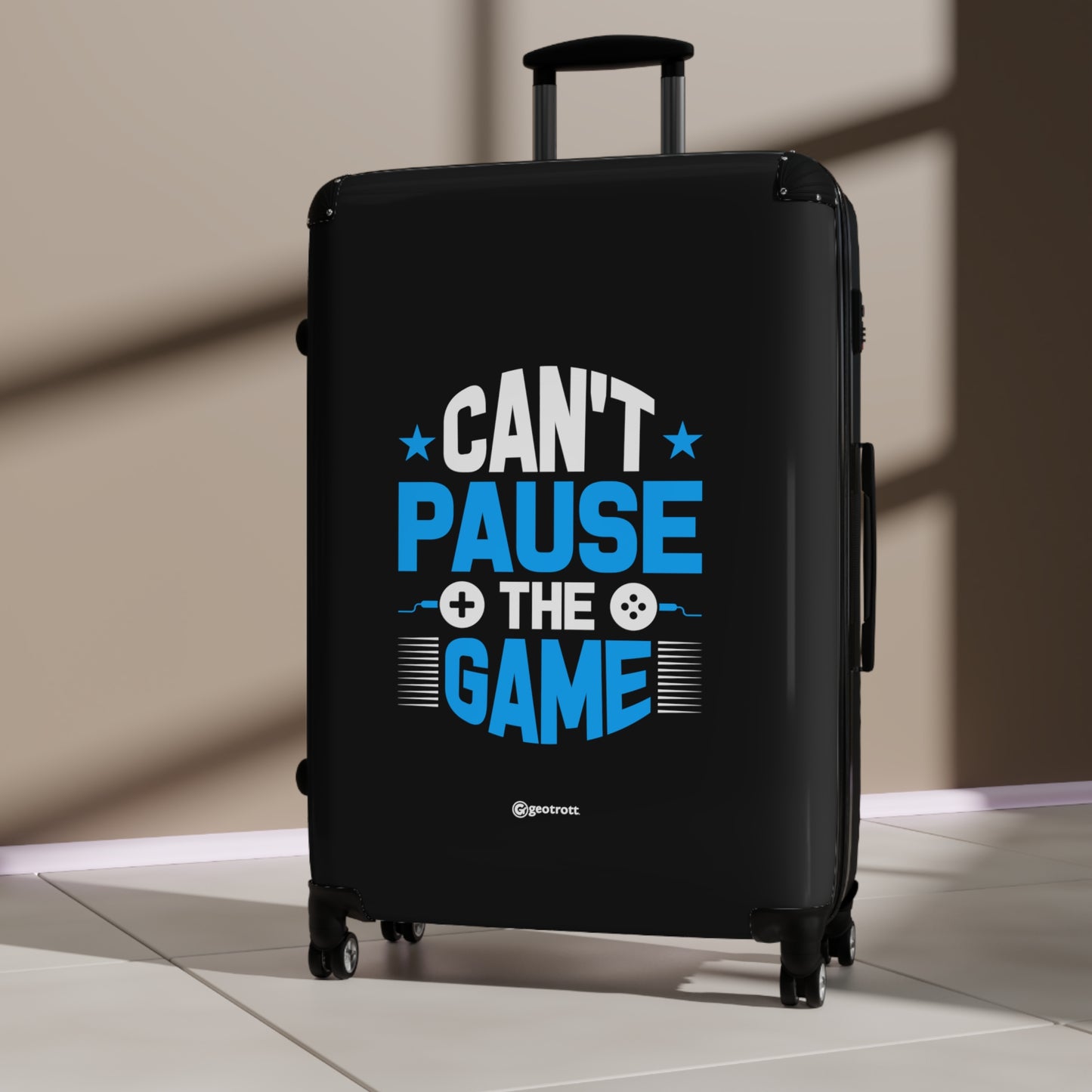 Cant Pause The Game Gamer Gaming Suitcase