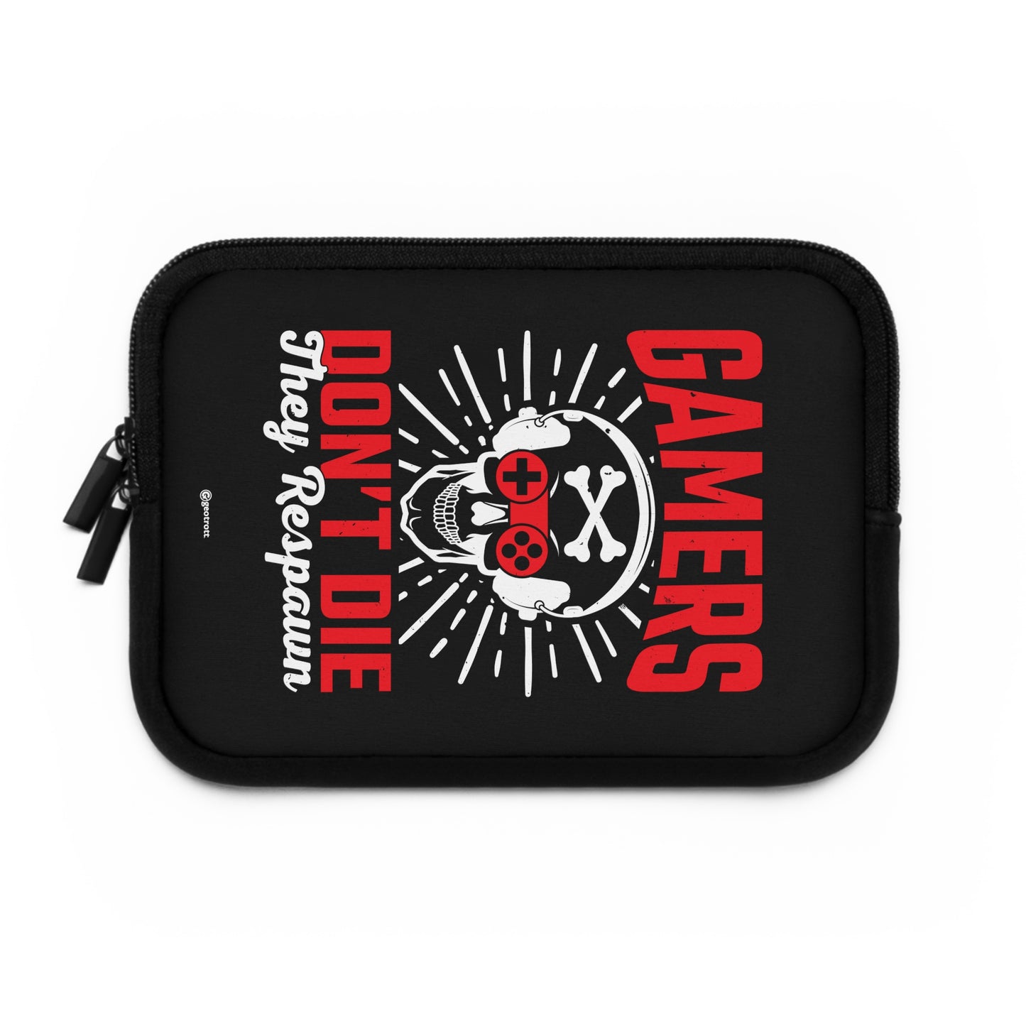 Gamers Don'T Die They Respawn Gamer Gaming Lightweight Smooth Neoprene Laptop Sleeve