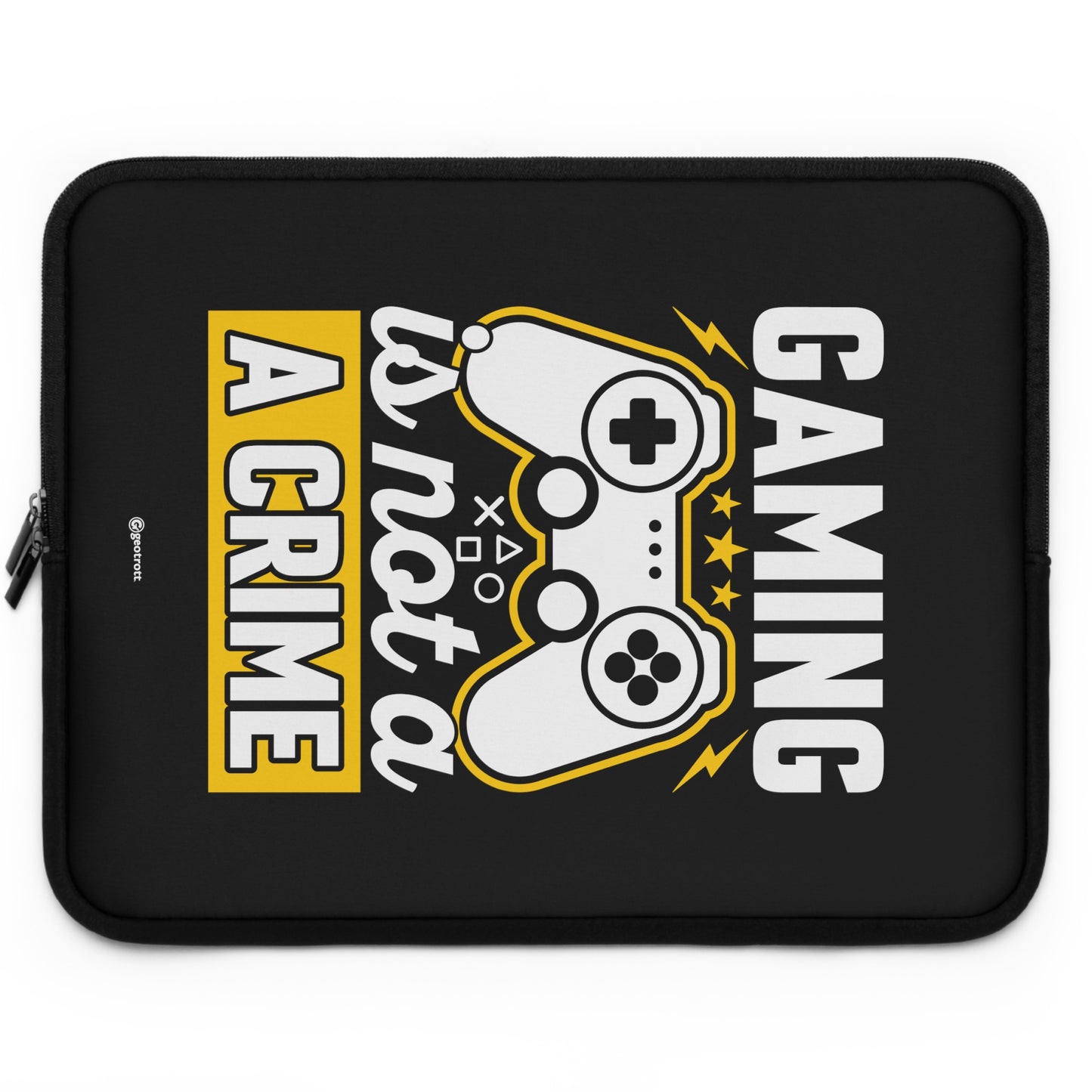 Gaming Is Not A Crime Gamer Gaming Lightweight Smooth Neoprene Laptop Sleeve