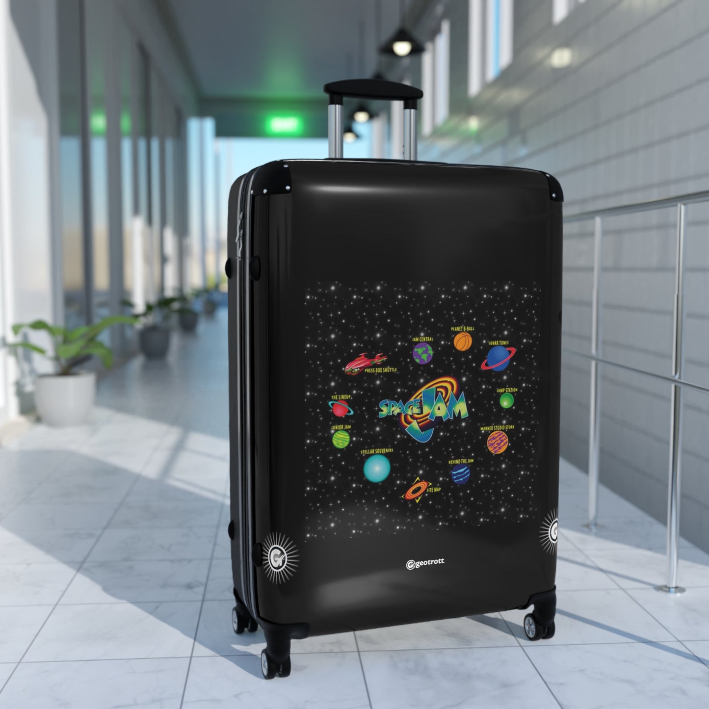SpaceJam Series MEME Funny Inspirational Luggage Bag Rolling Suitcase Spinner