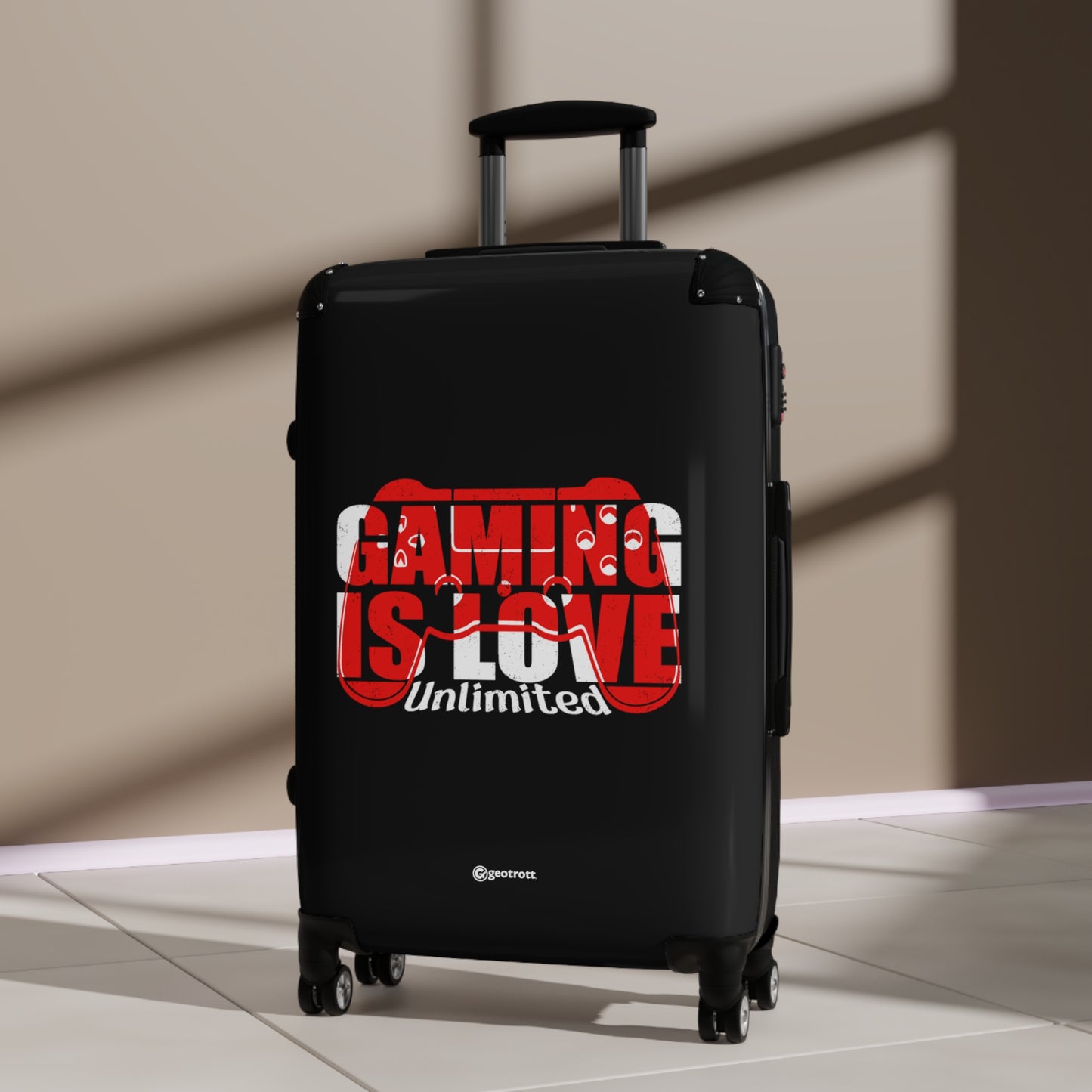 Gaming Is Love Unlimited Gamer Gaming Suitcase