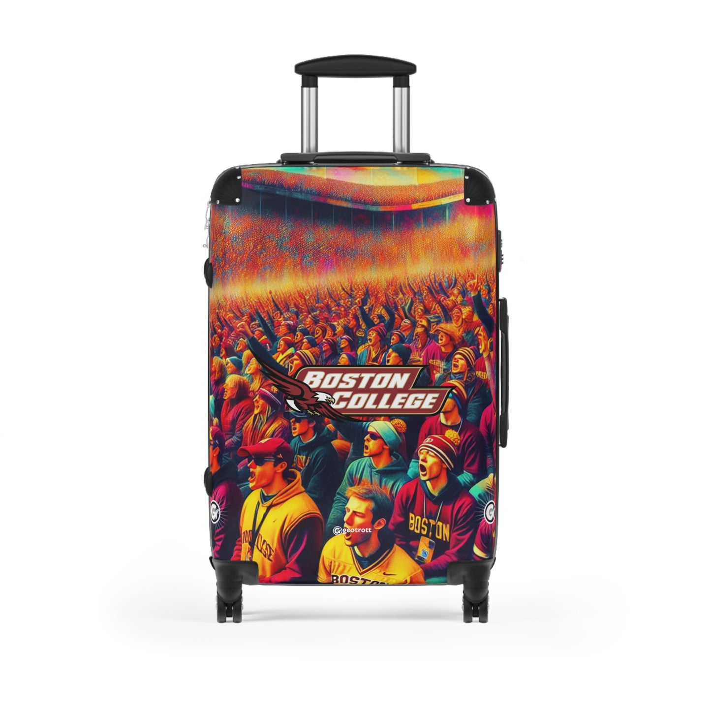 Boston College Eagles College Team Luggage Bag Rolling Suitcase Spinner