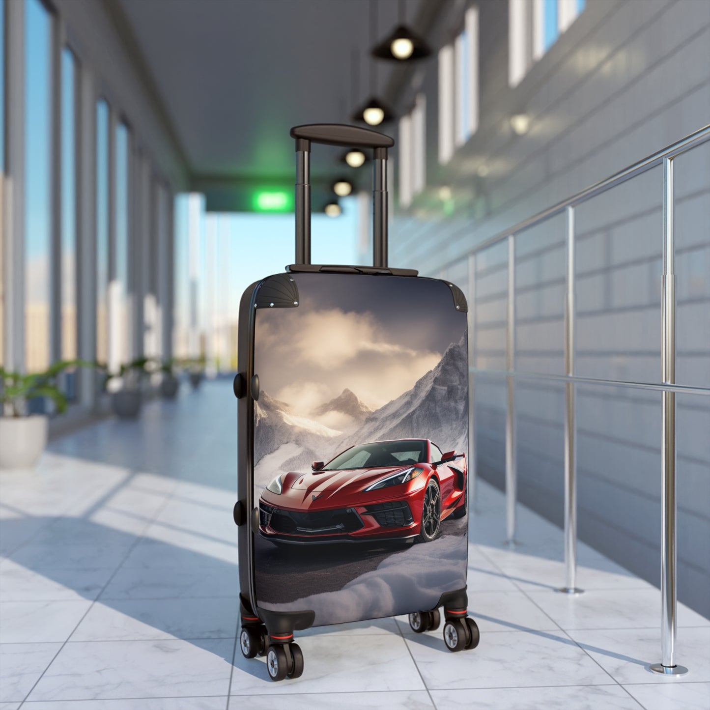 The Poster Design A Corvette Stingray C8 Poised Against 3D574A1C-B97D-41Ce-Bf40-01A604505E8A 0