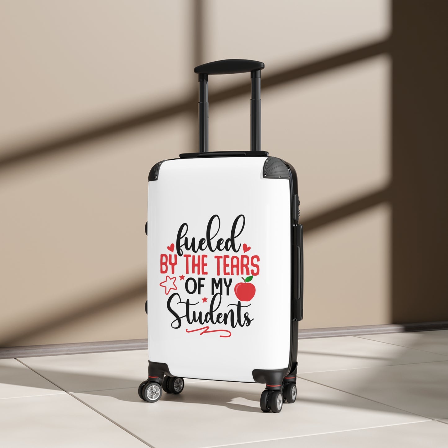 Teacher Luggage Fueled by the tear of my Students ABS Rolling Suitcase