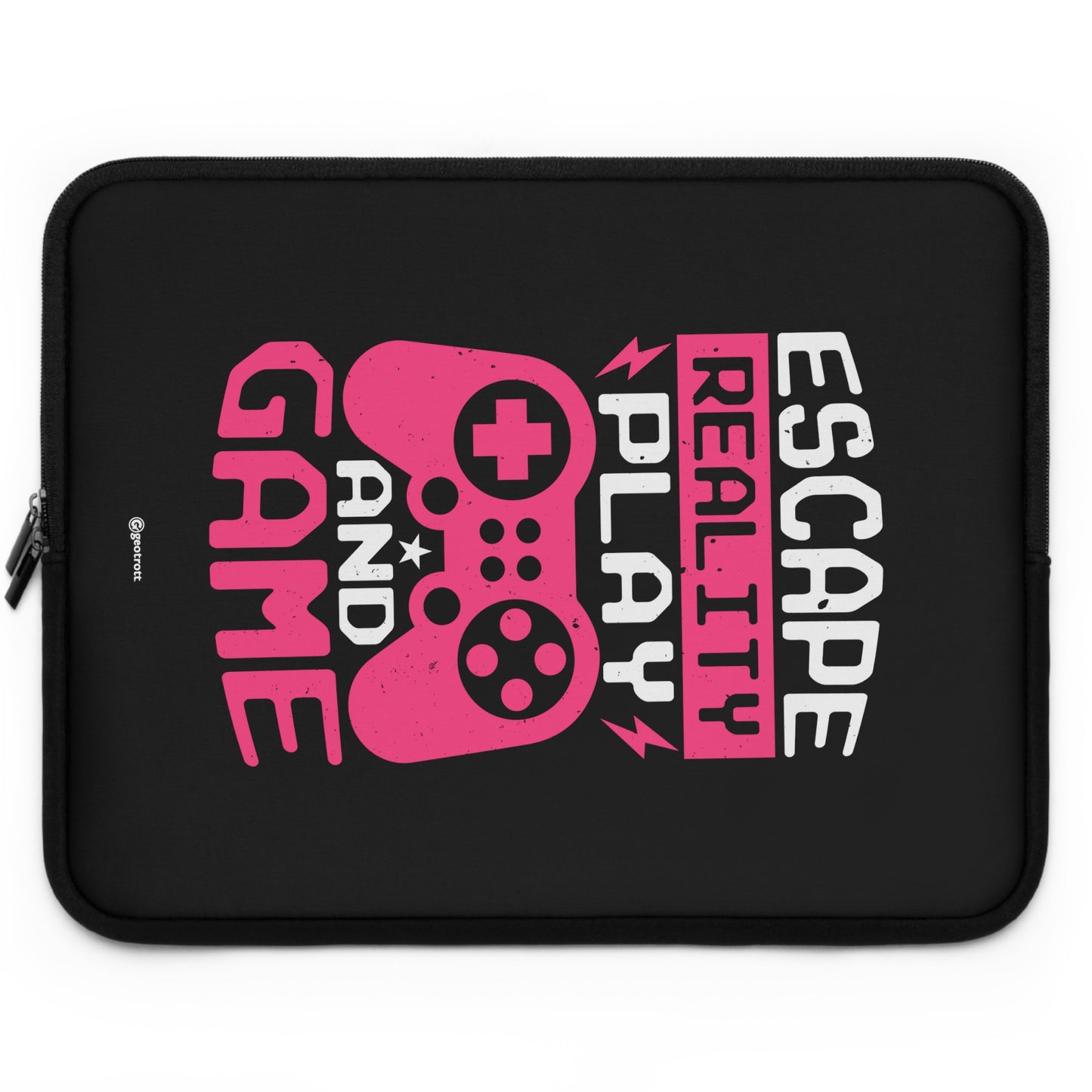 Escape Reality Play And Game Gamer Gaming Lightweight Smooth Neoprene Laptop Sleeve