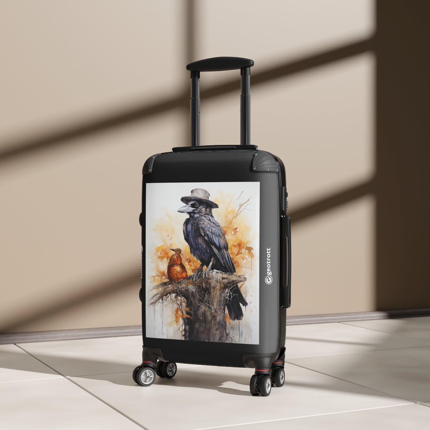 THE Watercolor illustration of a wise raven perched on 227586e4 389c 46c0 8408 098730889cb7 3
