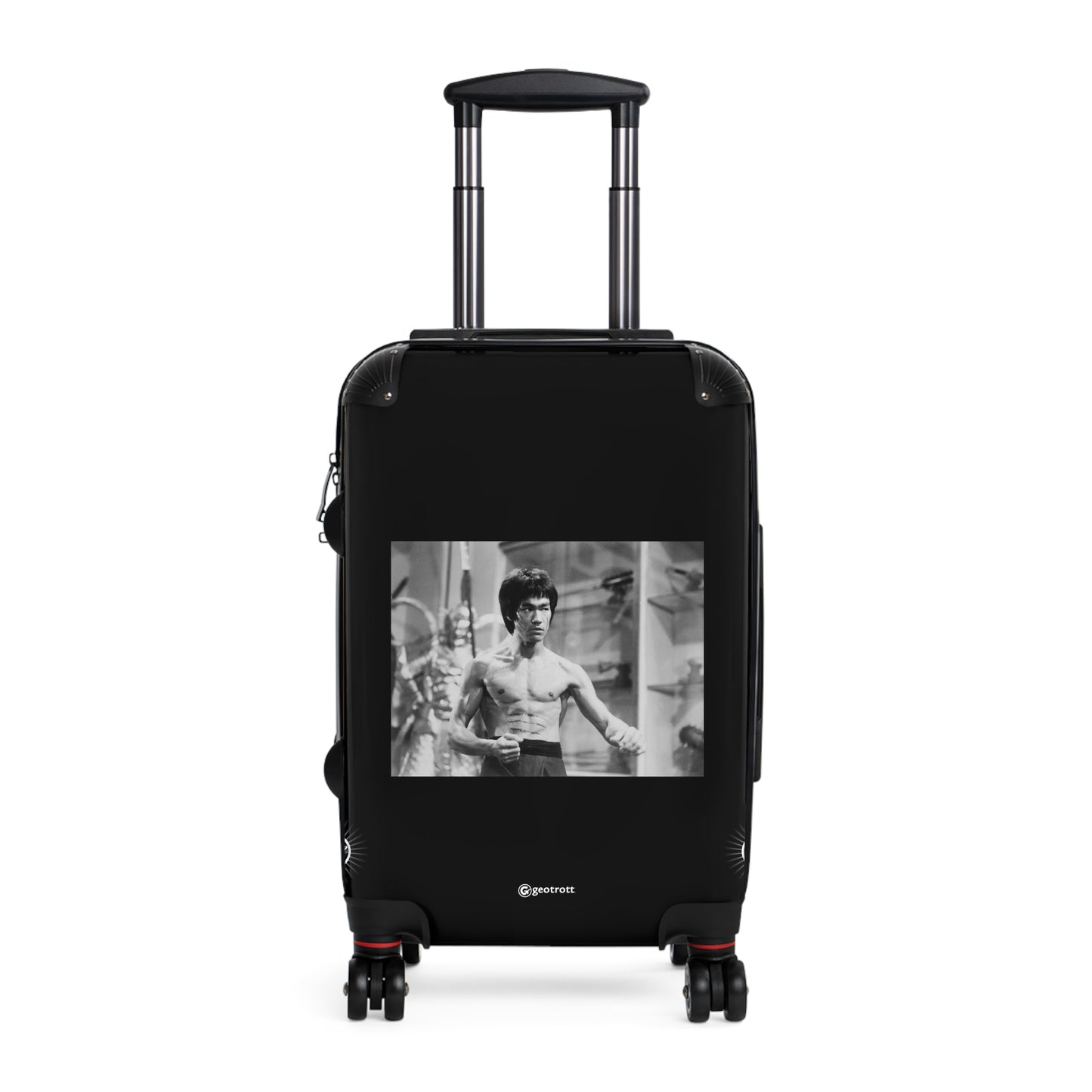 Bruce Lee Fighting Huntress Enter The Dragon 20Th Century Photos Luggage Bag Rolling Suitcase Spinner
