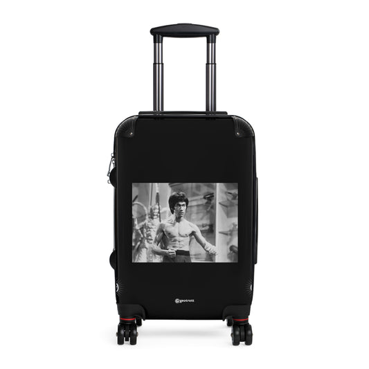 Bruce Lee Fighting Huntress Enter The Dragon 20Th Century Photos Luggage Bag Rolling Suitcase Spinner