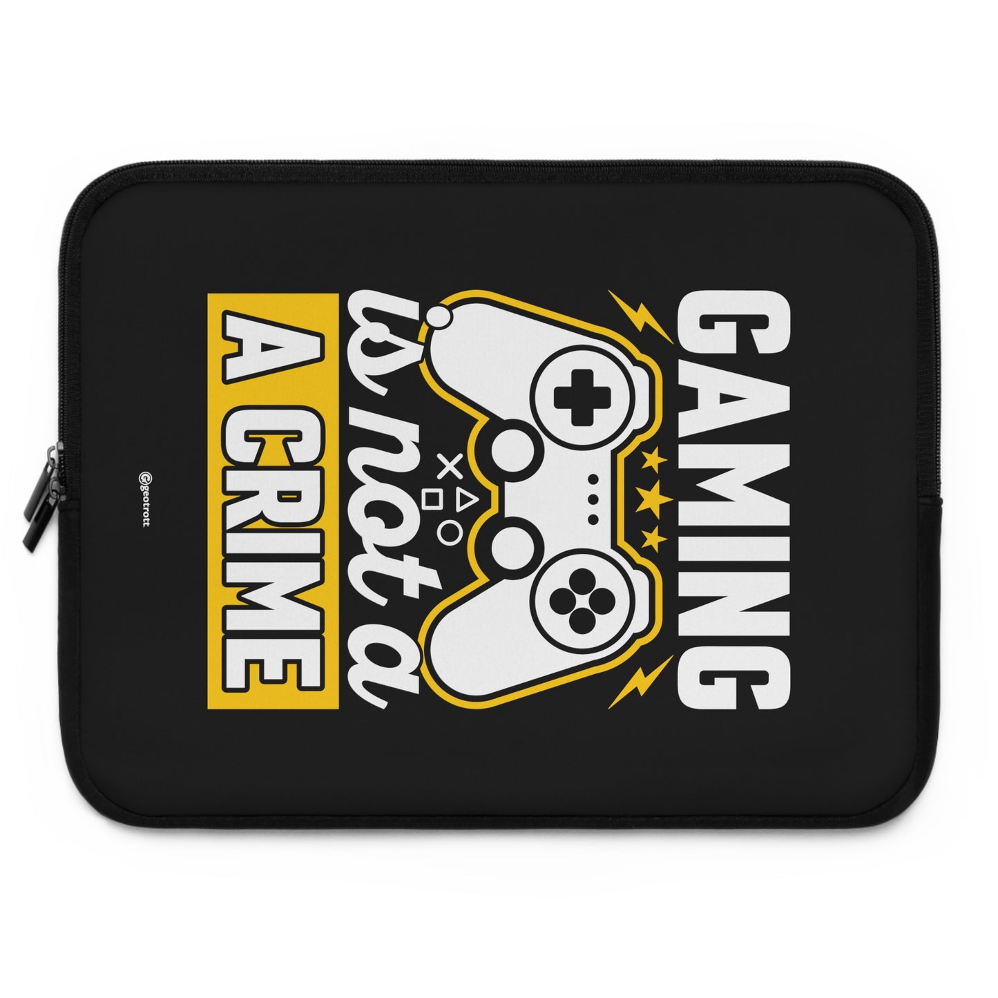 Gaming Is Not A Crime Gamer Gaming Lightweight Smooth Neoprene Laptop Sleeve