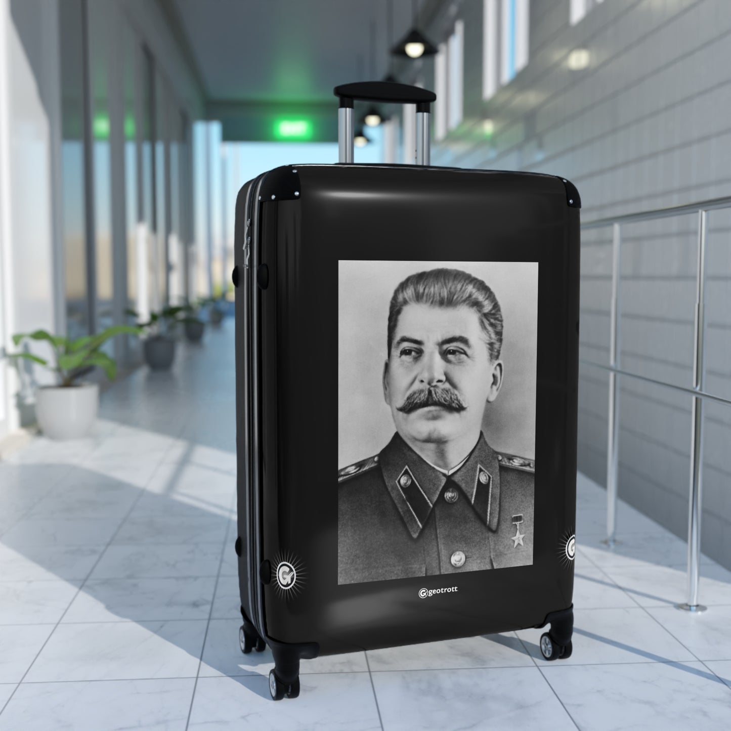 Joseph Vissarionovich Stalin Dictator 20Th Century Photos Luggage Bag Rolling Suitcase Spinner