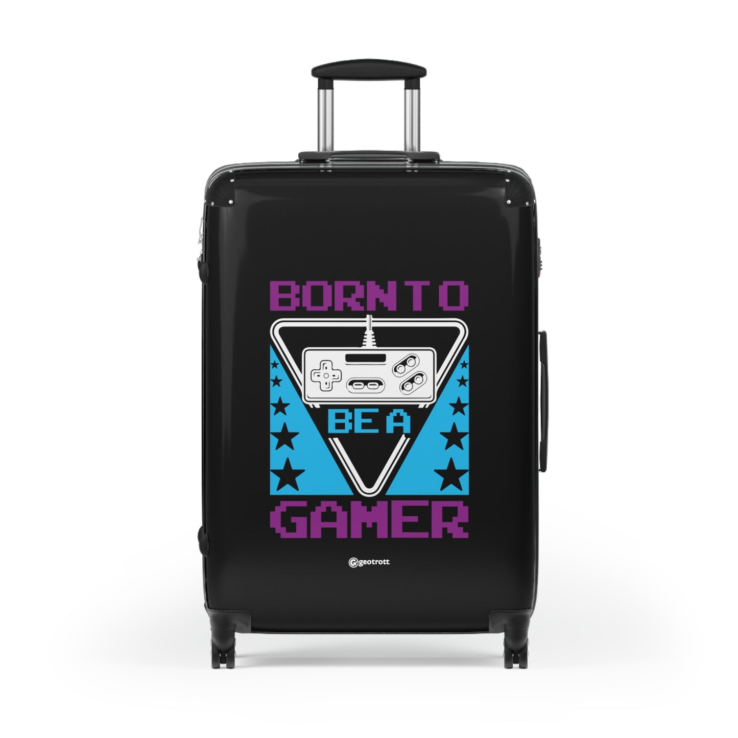 Born to be a Gamer Gamer Gaming Suitcase-Bags-Geotrott