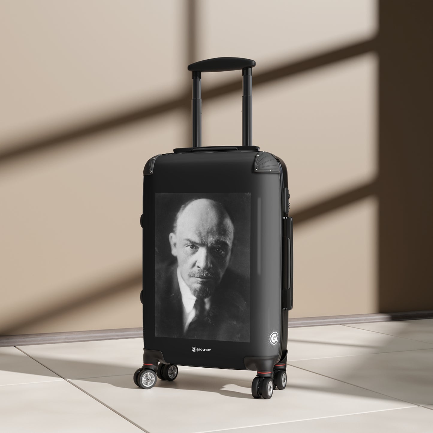 Portrait Of Lenin 1970 20Th Century Photos Luggage Bag Rolling Suitcase Spinner