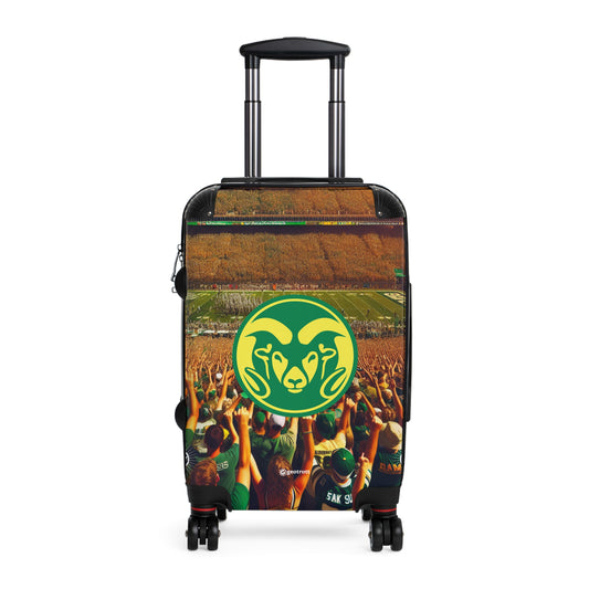 Colorado State Rams College Team Luggage Bag Rolling Suitcase Spinner