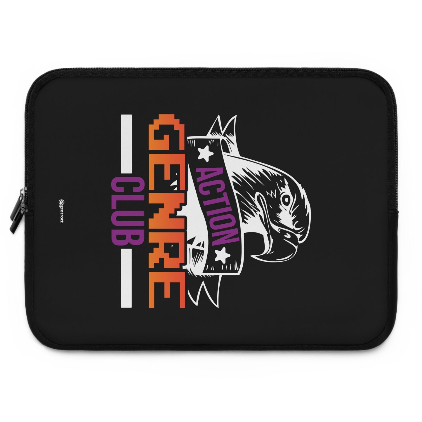 Action Genre Club Gamer Gaming Lightweight Smooth Neoprene Laptop Sleeve