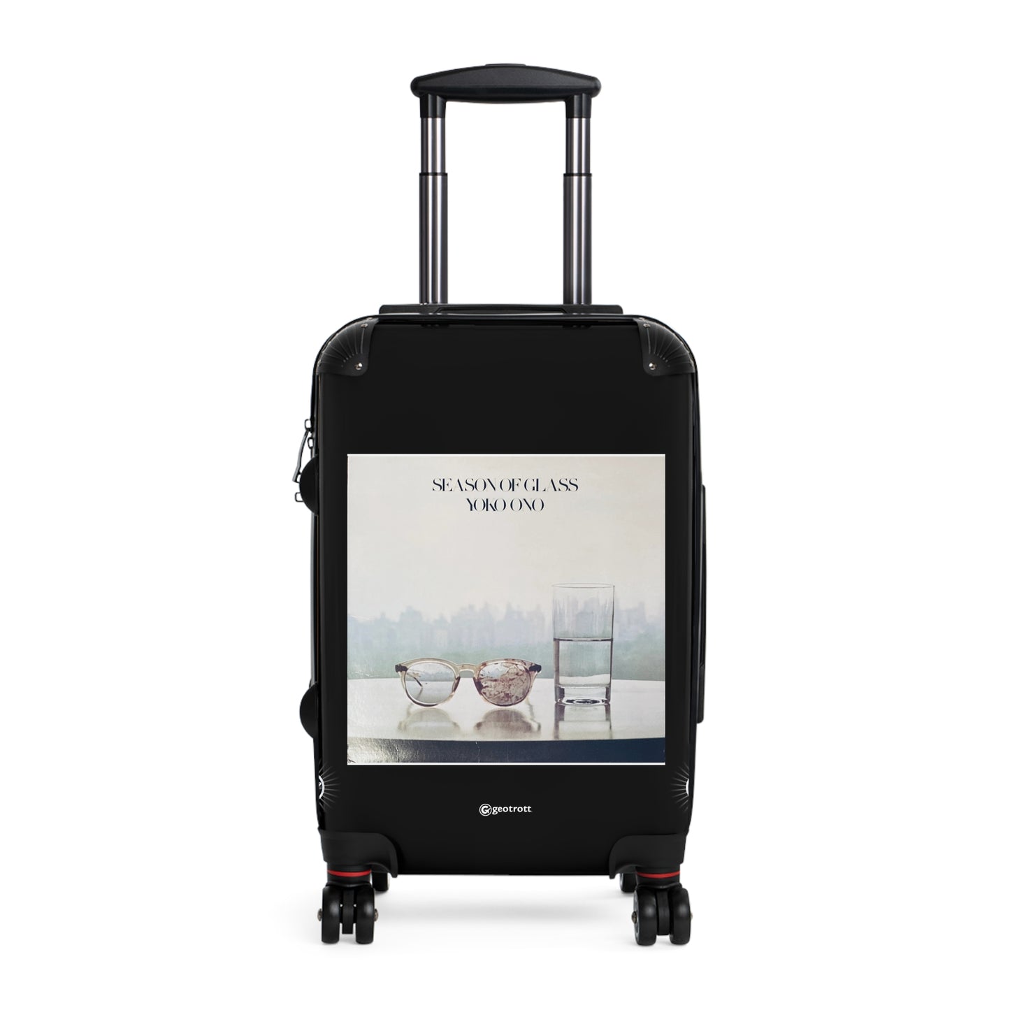 Yoko Ono Season Of Glass 1981 Luggage Bag Rolling Suitcase Spinner