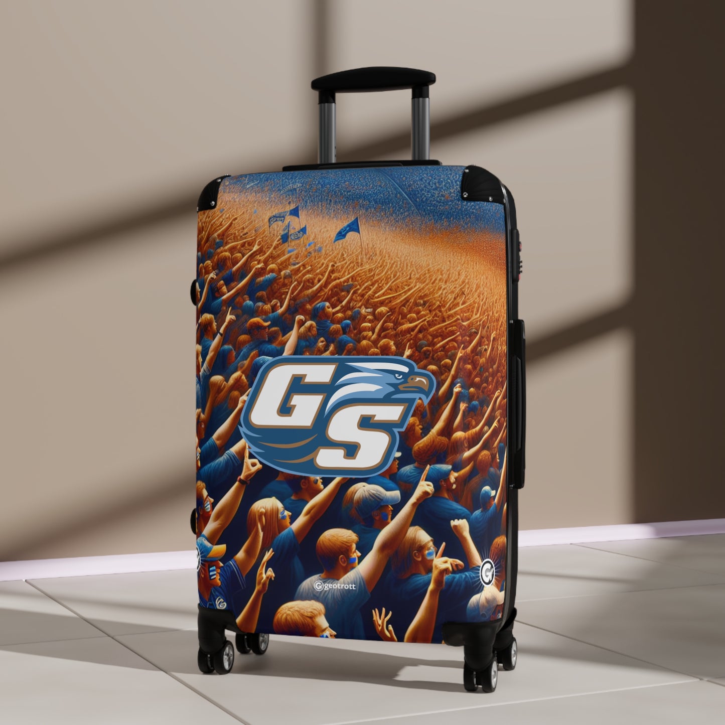 Georgia Southern Eagles College Football Team Luggage Bag Rolling Suitcase Spinner