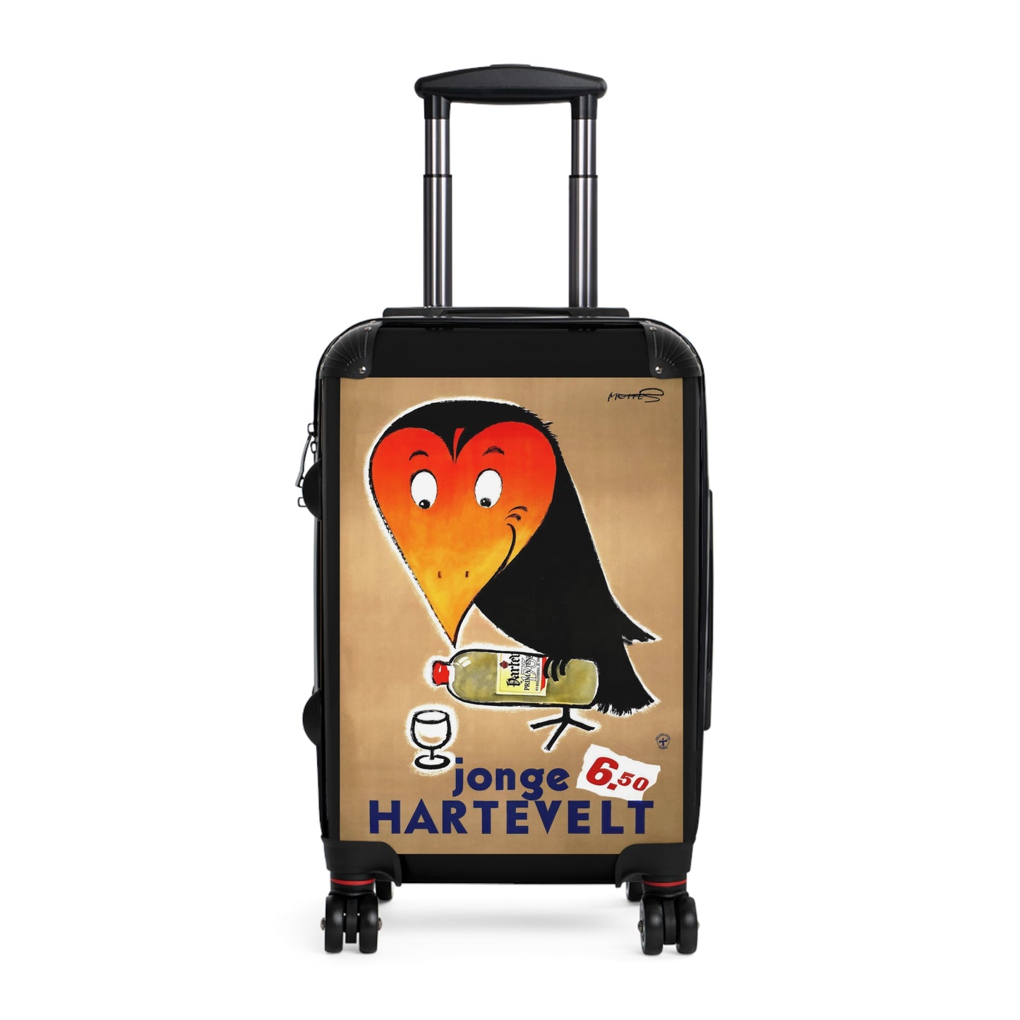 METTES Frans. Jonge Hartevelt Prima Jenever bird artofuniverse0