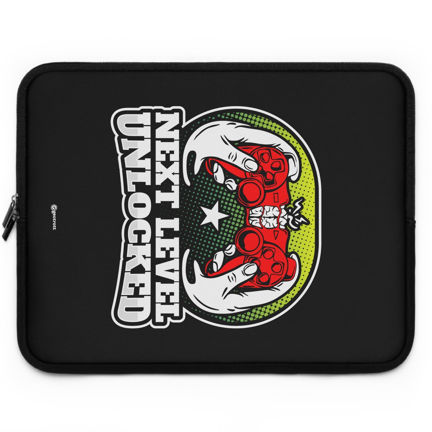 Next Level Unlocked Gamer Gaming Lightweight Smooth Neoprene Laptop Sleeve