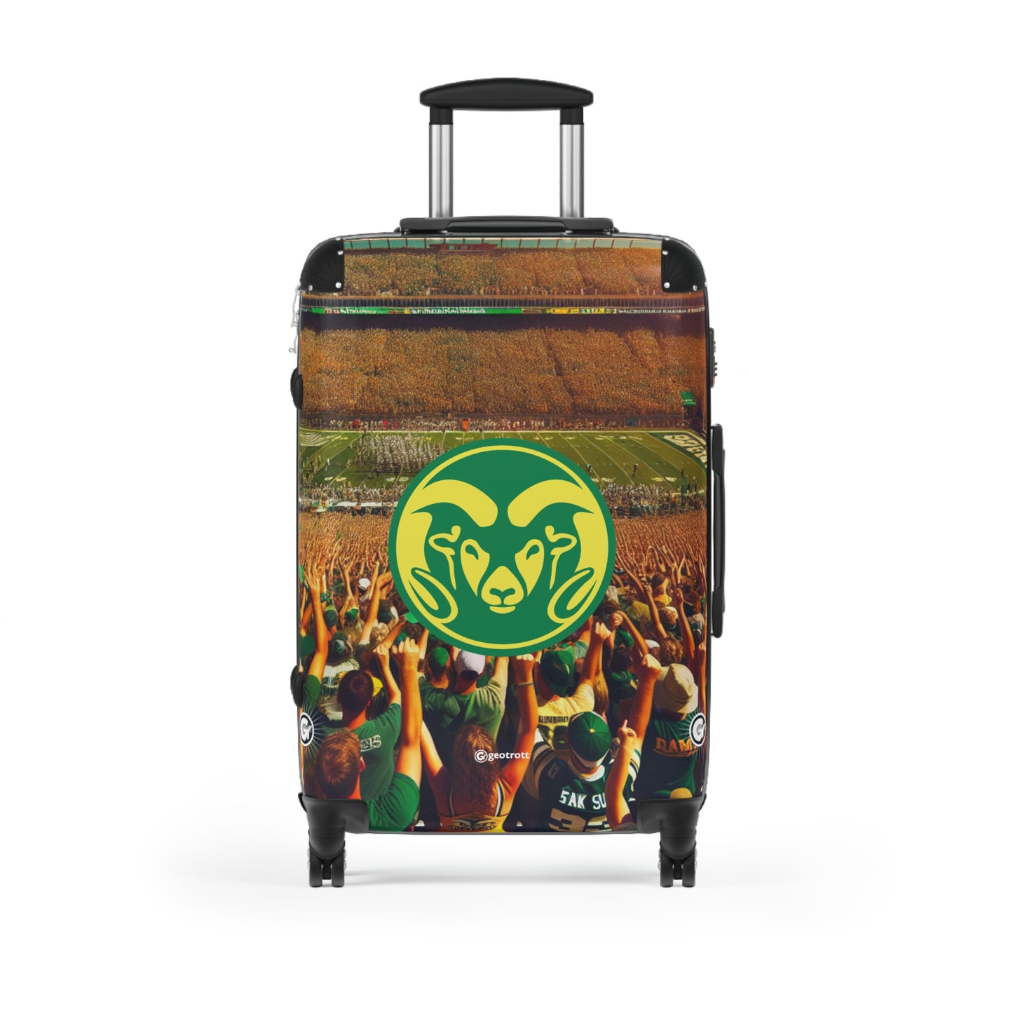Colorado State Rams COLLEGE Team Luggage Bag Rolling Suitcase Spinner
