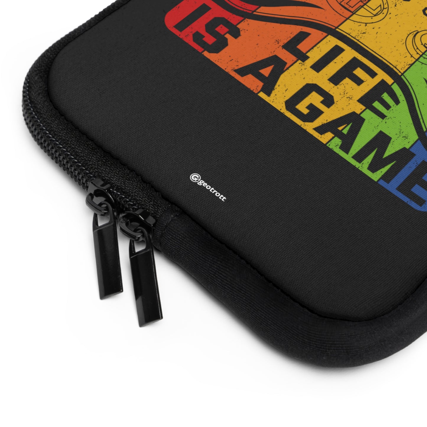 Gamer life is a Game Gamer Gaming Lightweight Smooth Neoprene Laptop Sleeve