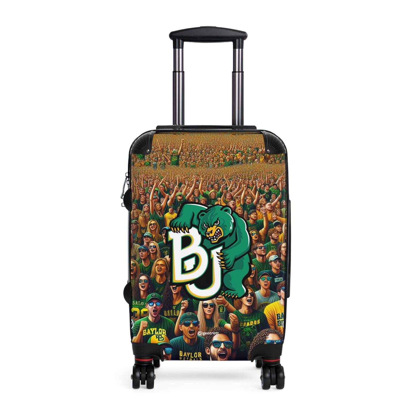 Baylor Bears Team University College Teams Luggage Bag Rolling Suitcase Spinner