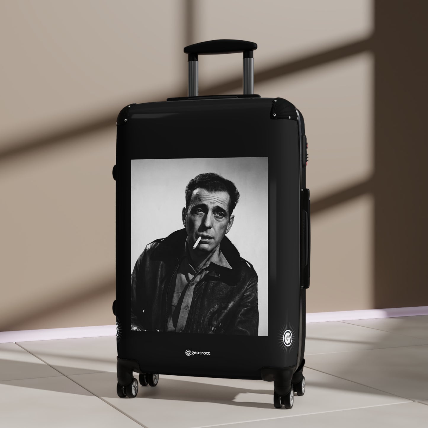 Humphrey Bogart American Actor 20Th Century Photos Luggage Bag Rolling Suitcase Spinner
