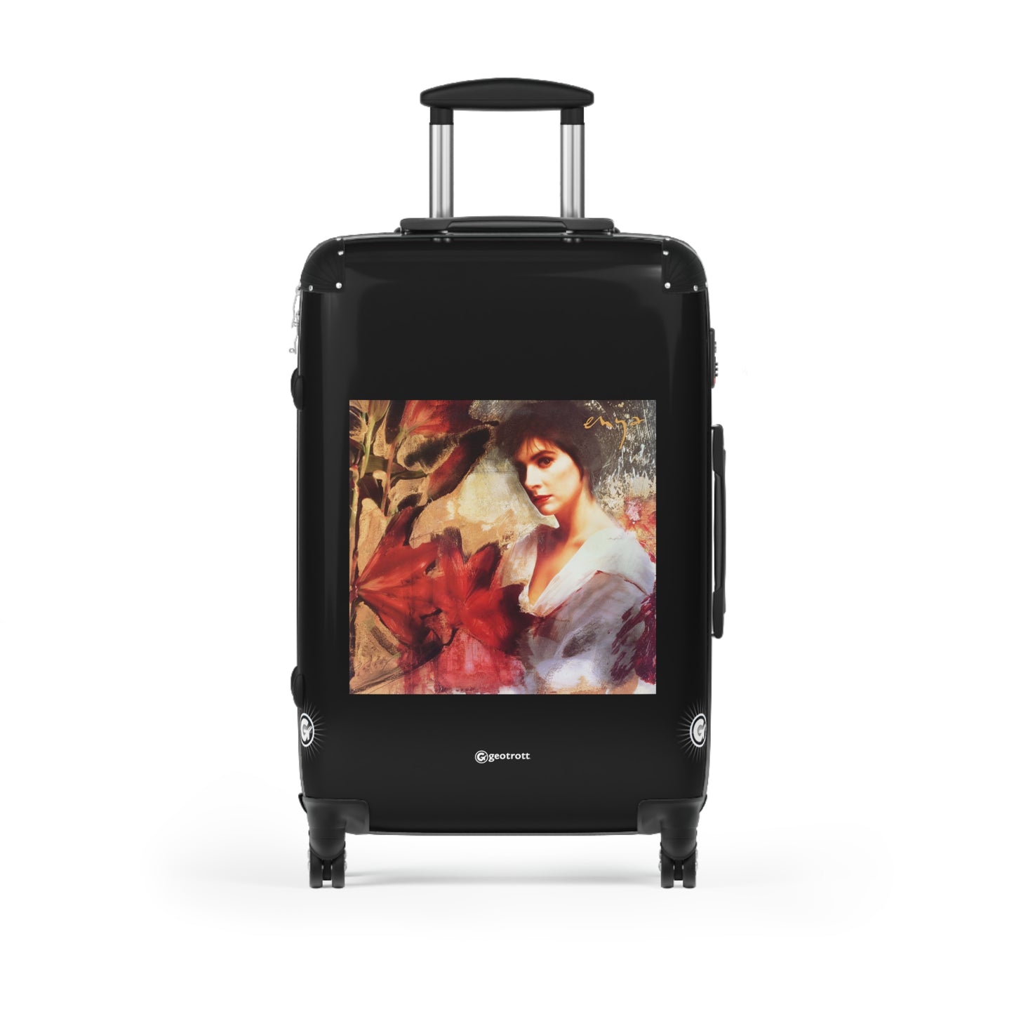 Enya Eighties Music Album Luggage Bag Rolling Suitcase Spinner