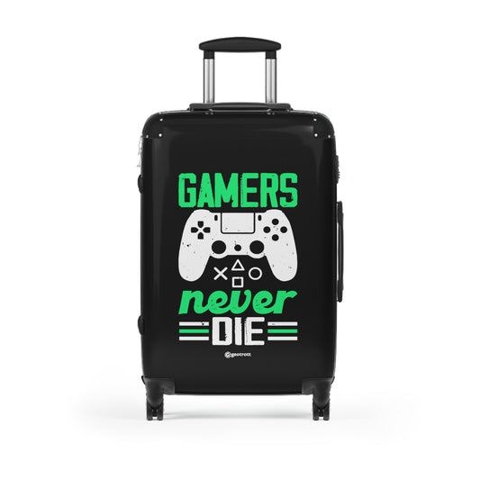 Gamers Never Die 3 Gamer Gaming Suitcase