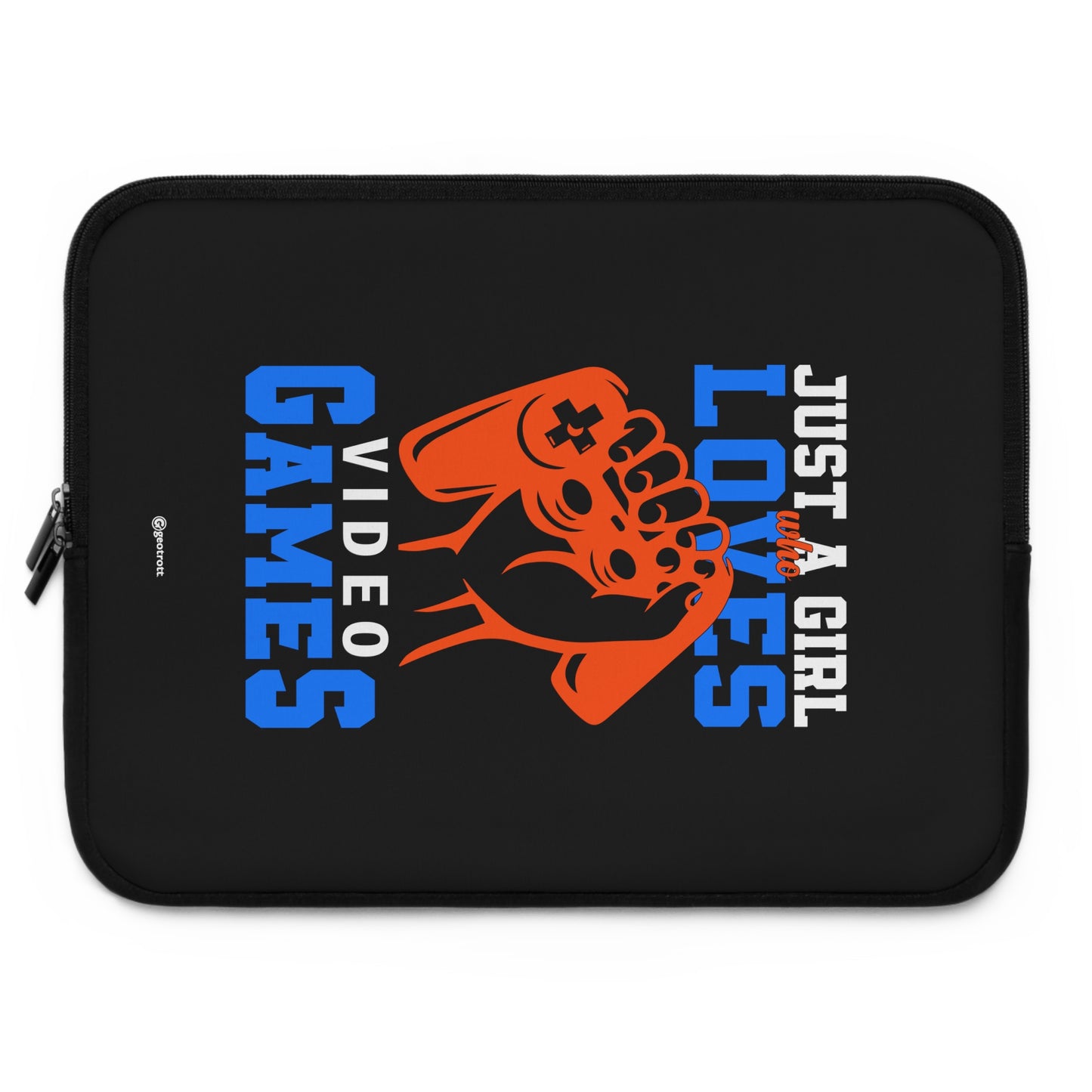 Just a Girl who loves Video Games Gamer Gaming Lightweight Smooth Neoprene Laptop Sleeve