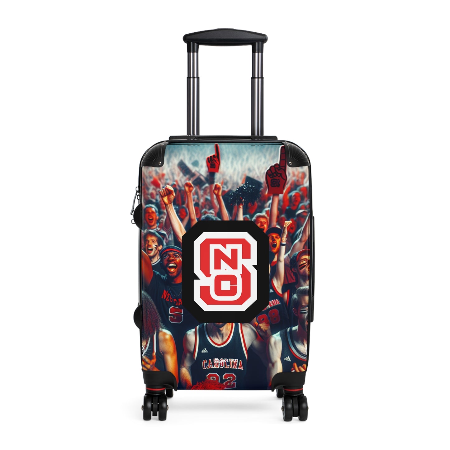 North Carolina State Basketball Team University College Teams Luggage Bag Rolling Suitcase Spinner