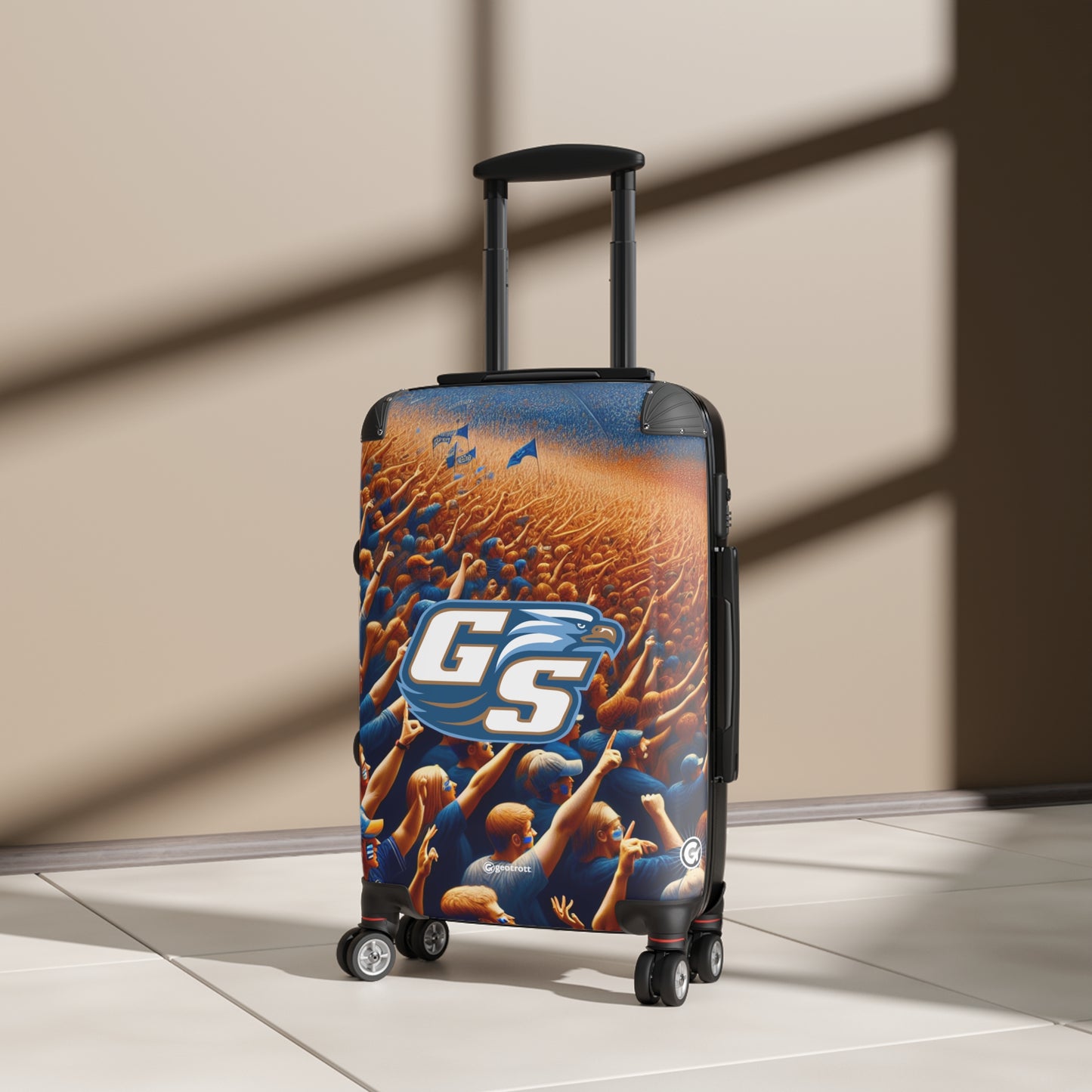 Georgia Southern Eagles College Football Team Luggage Bag Rolling Suitcase Spinner