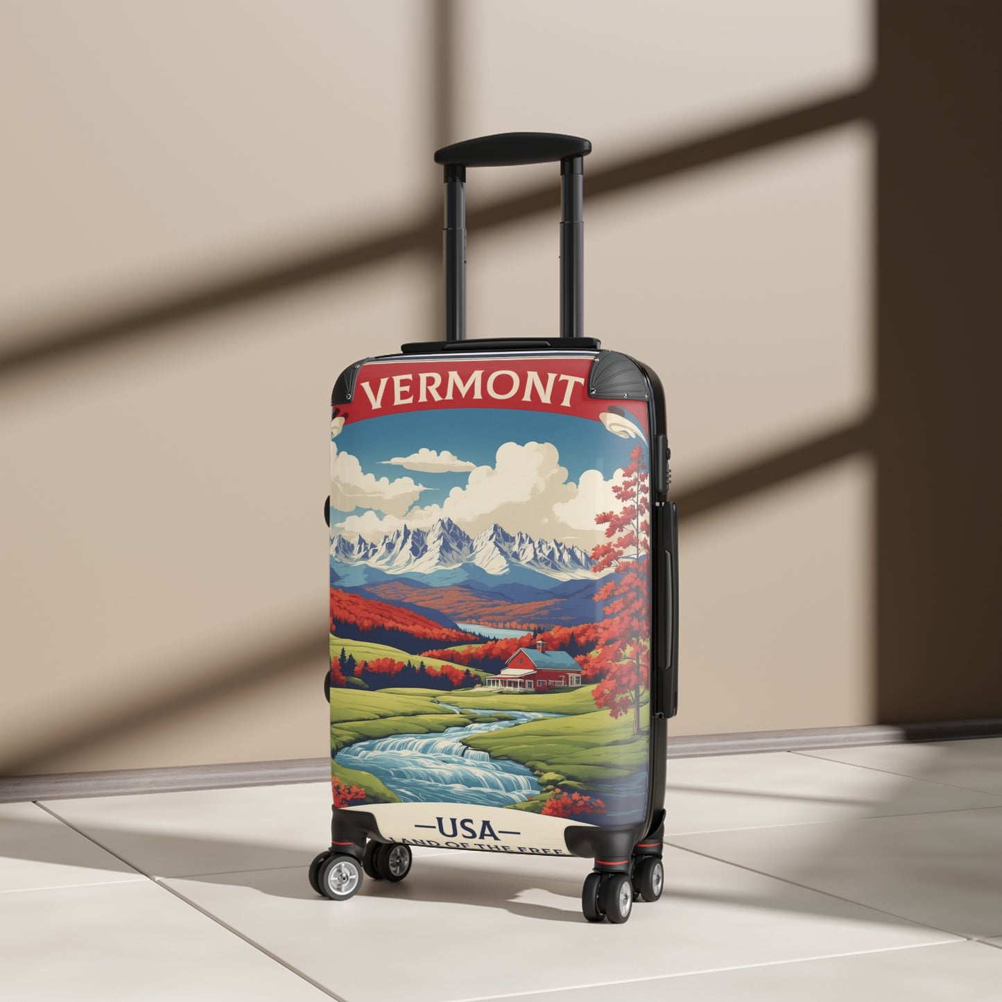 Vermont'S Autumn Splendor: Vintage Travel Poster, New England Fall Foliage Vintage Travel Poster