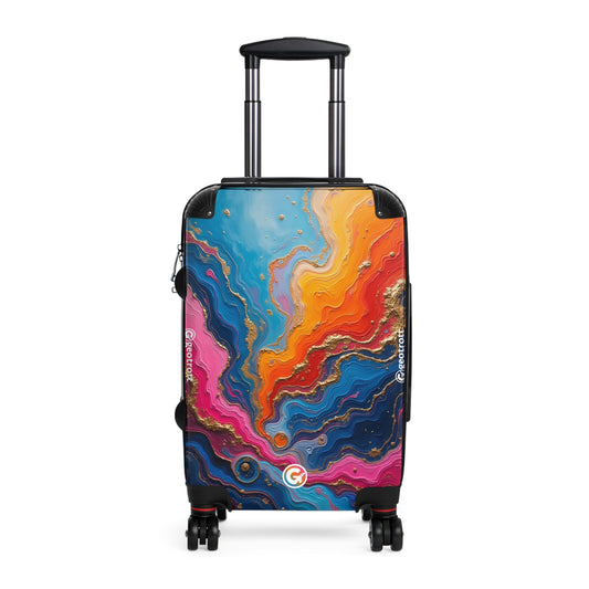 Cyan Dust in Radiant Flow