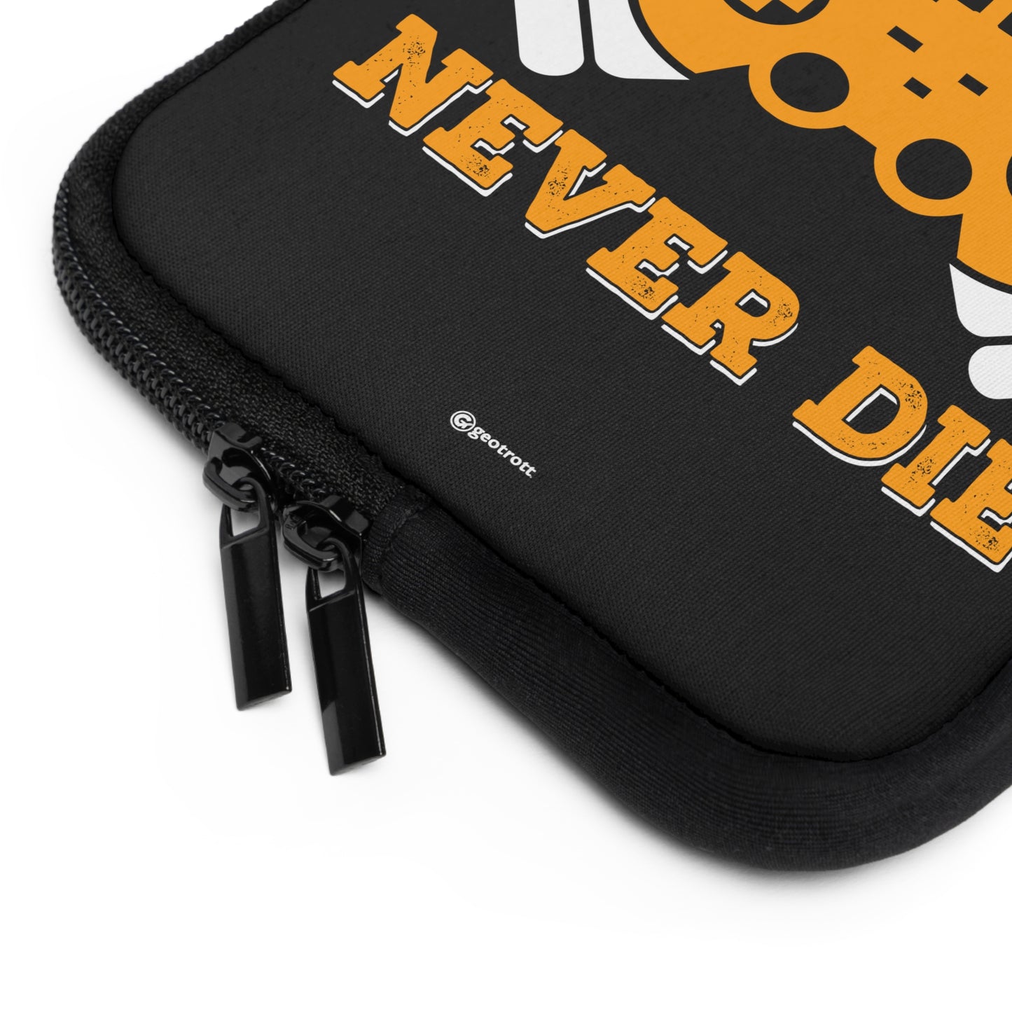 Gamer Never Die Gamer Gaming Lightweight Smooth Neoprene Laptop Sleeve