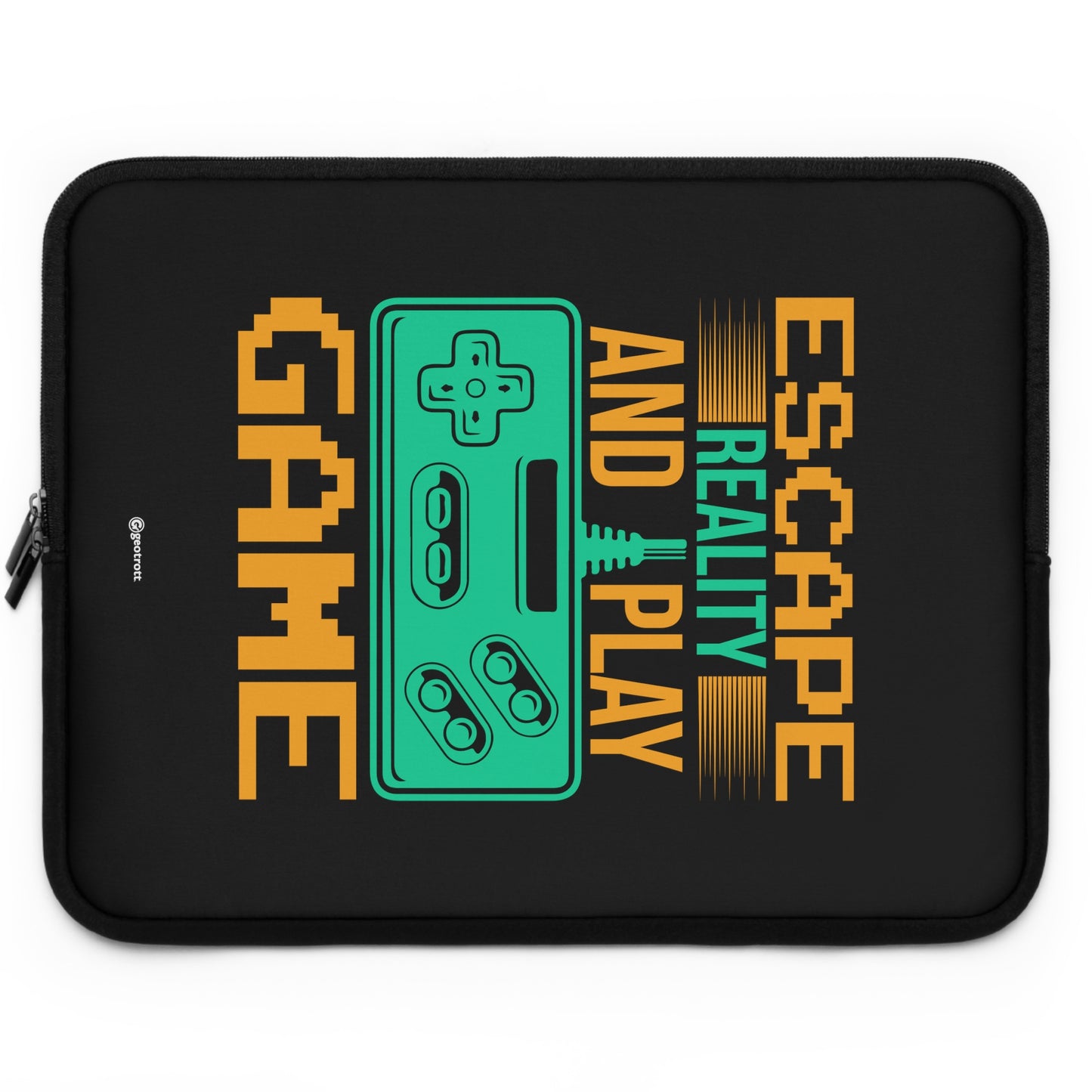 Escape Reality and play Game Gamer Gaming Lightweight Smooth Neoprene Laptop Sleeve