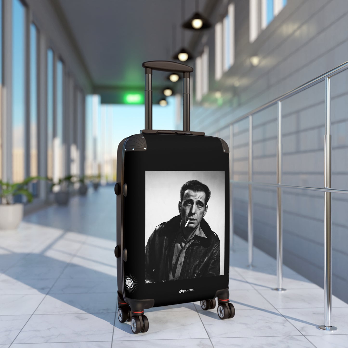 Humphrey Bogart American Actor 20Th Century Photos Luggage Bag Rolling Suitcase Spinner