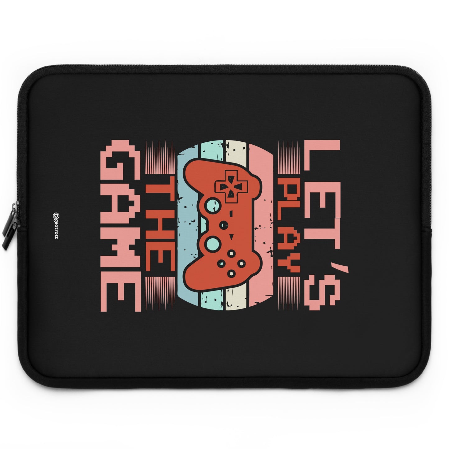 Let'S Play The Game Gamer Gaming Lightweight Smooth Neoprene Laptop Sleeve