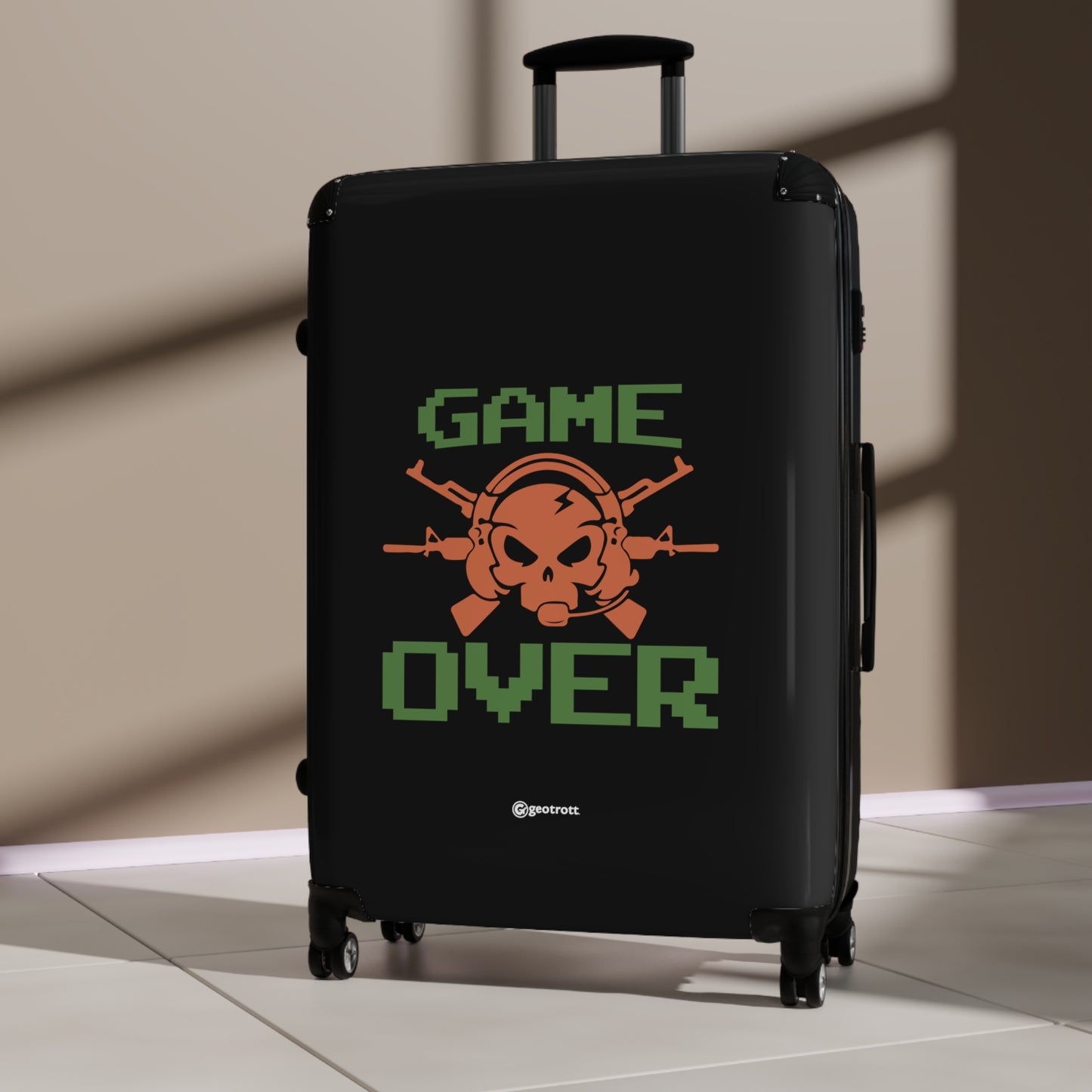 Game Over 2 Gamer Gaming Suitcase-Bags-Geotrott