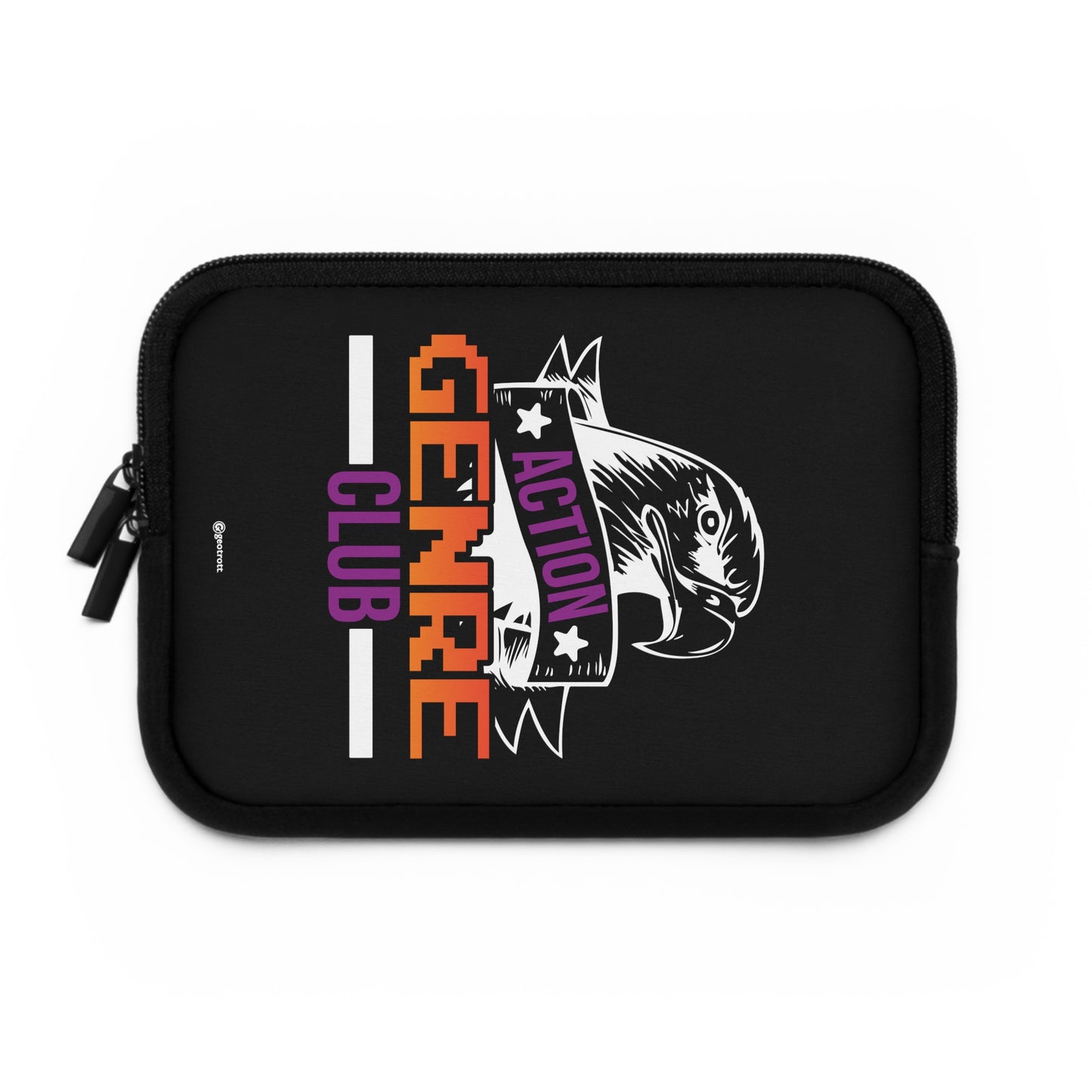 Action Genre Club Gamer Gaming Lightweight Smooth Neoprene Laptop Sleeve