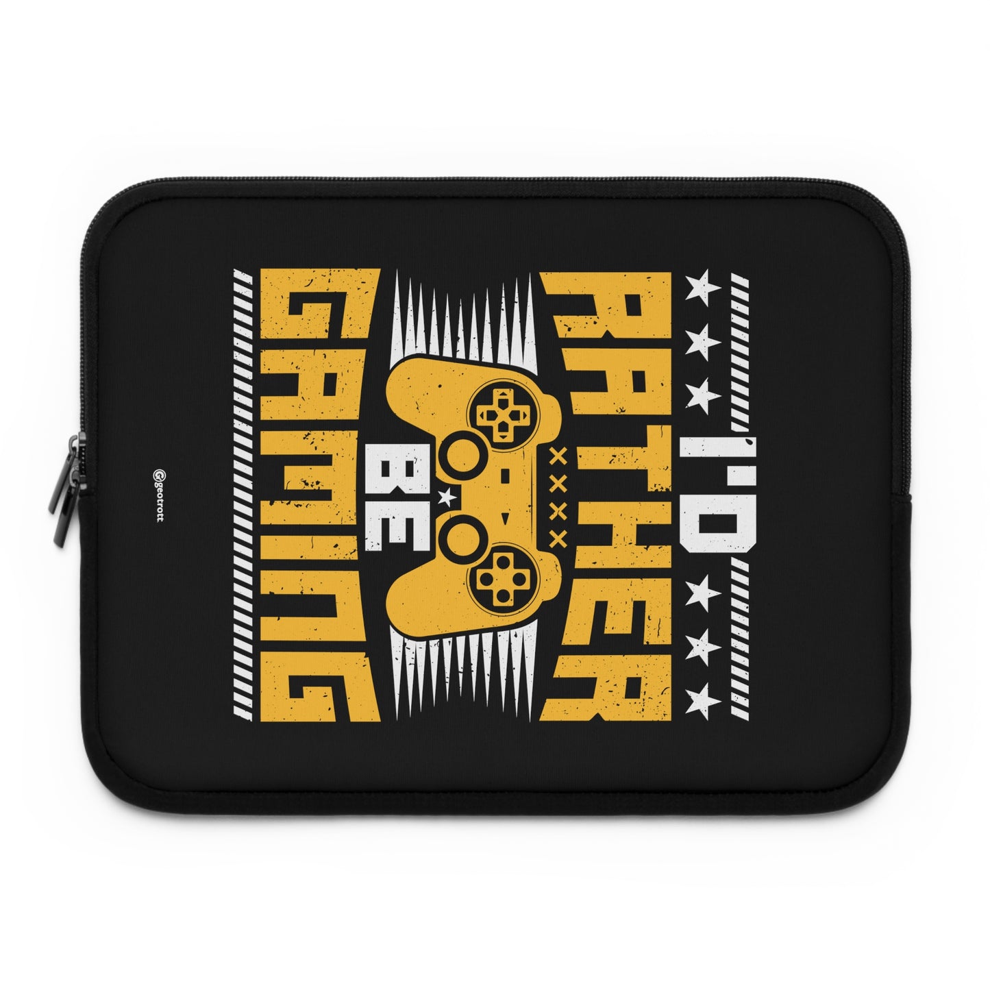 I'D Rather Be Gaming 2 Gamer Gaming Lightweight Smooth Neoprene Laptop Sleeve