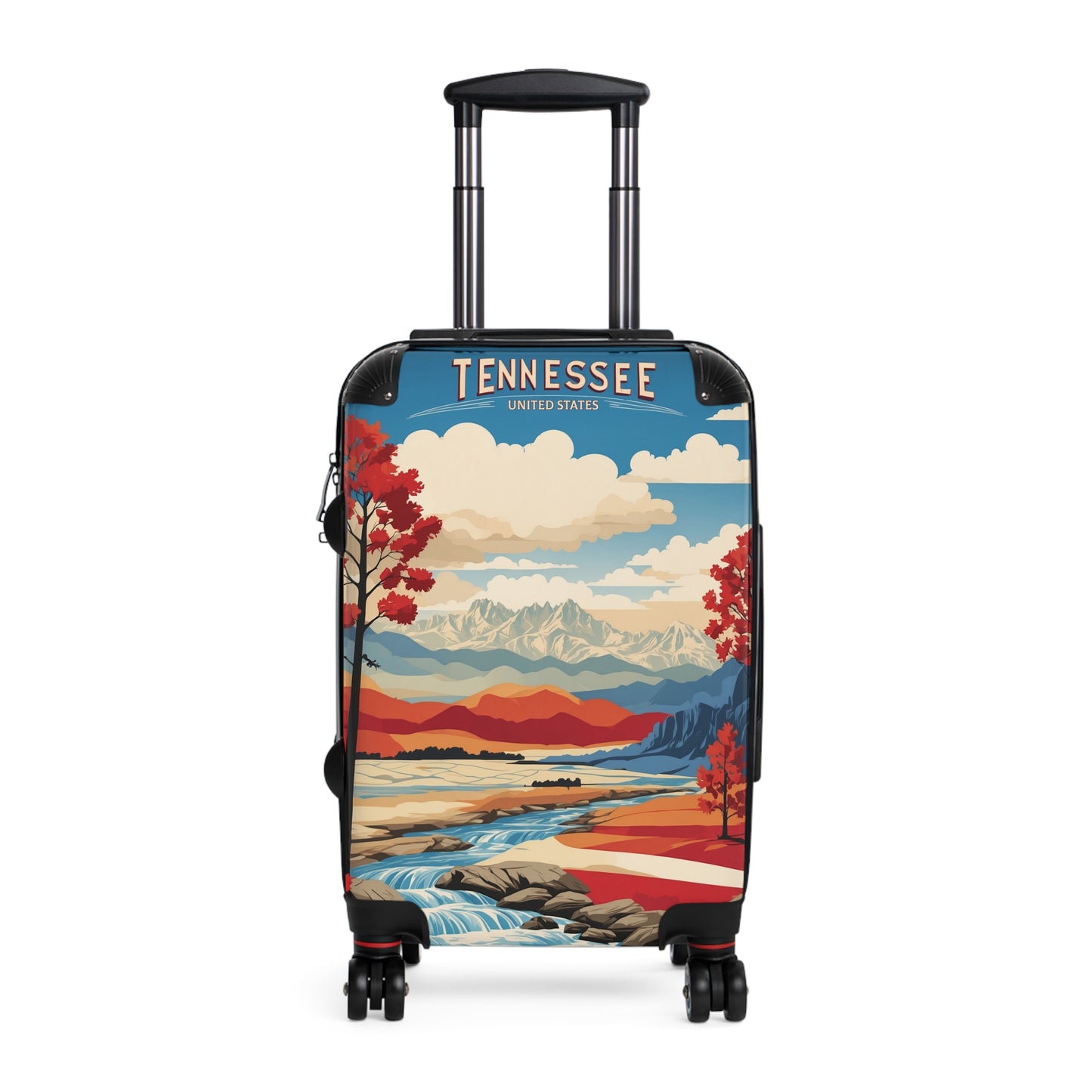Tennessee'S Autumn Splendor: Vintage Travel Poster, Mountain Landscape Art Vintage Travel Poster