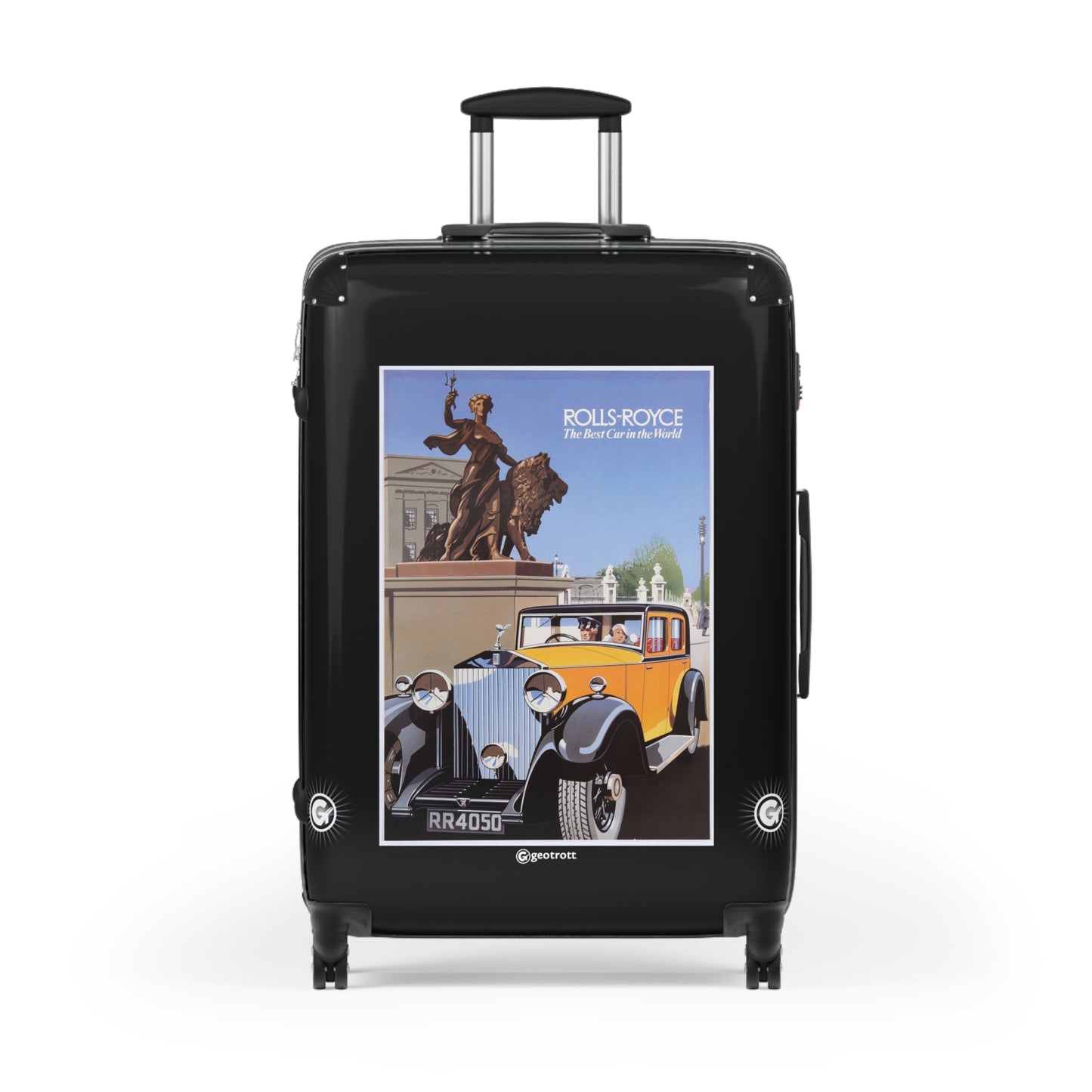 Rolls Royce Rr4050 Vintage Posters Retro Ad Luggage Bag Rolling Suitcase Spinner