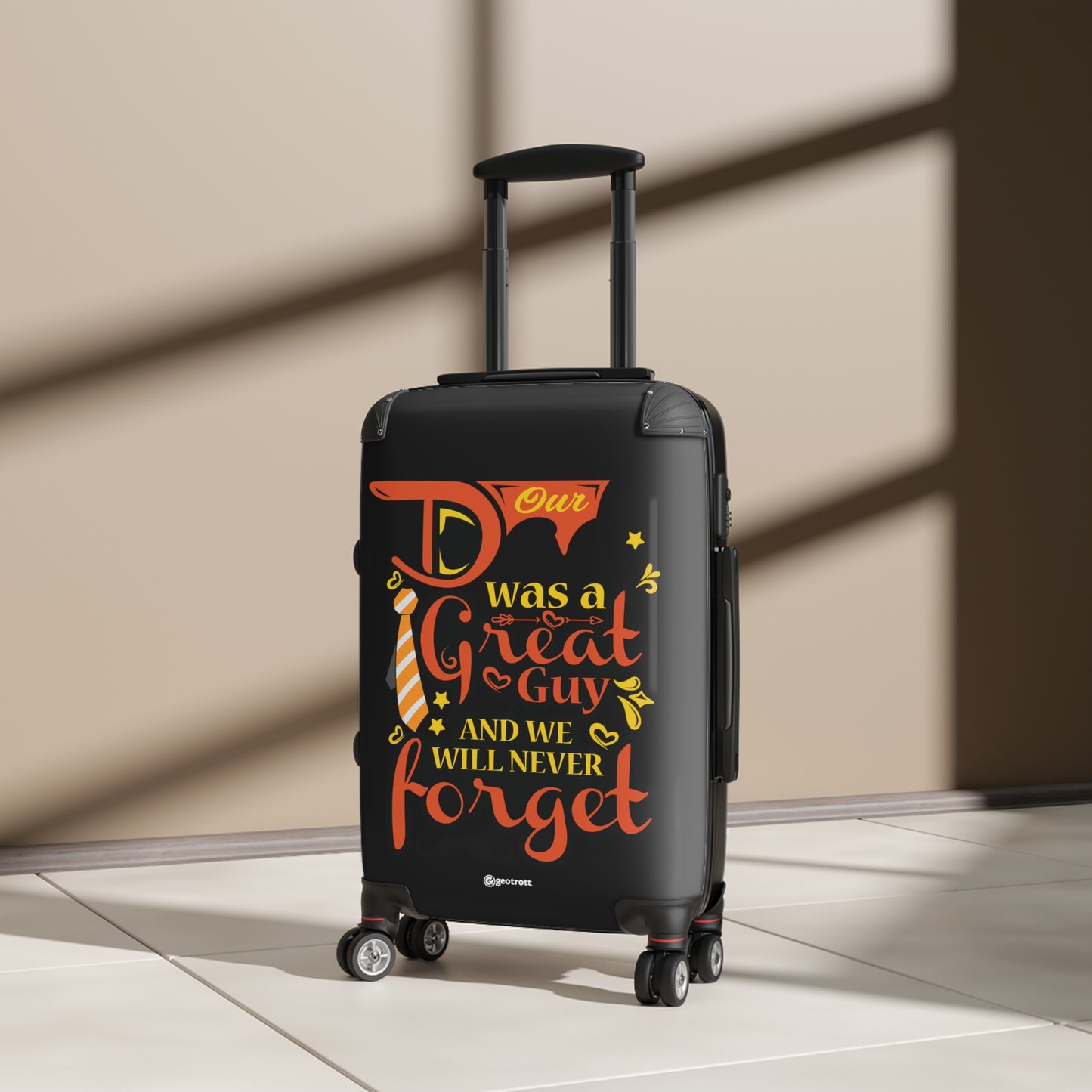 Tour was a Great Guy and We will never Forget Emotive Inspirational Luggage Bag Rolling Suitcase Spinner