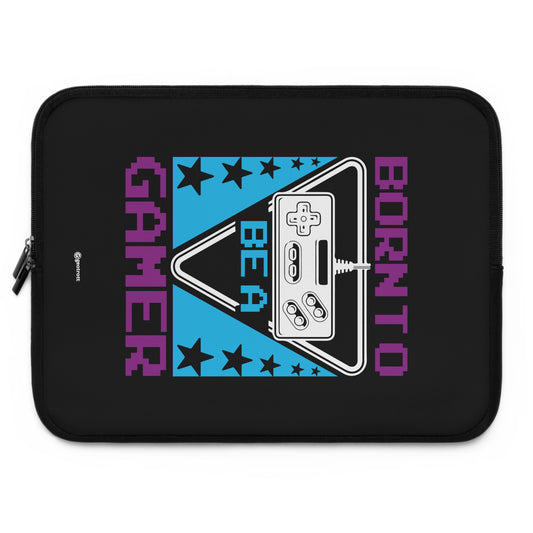 Born To Be A Gamer Gamer Gaming Lightweight Smooth Neoprene Laptop Sleeve