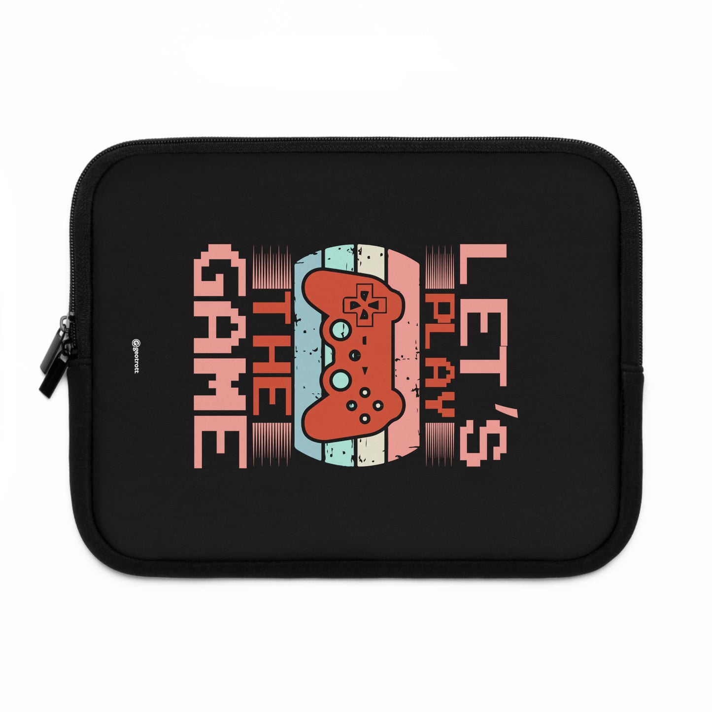 Let'S Play The Game Gamer Gaming Lightweight Smooth Neoprene Laptop Sleeve